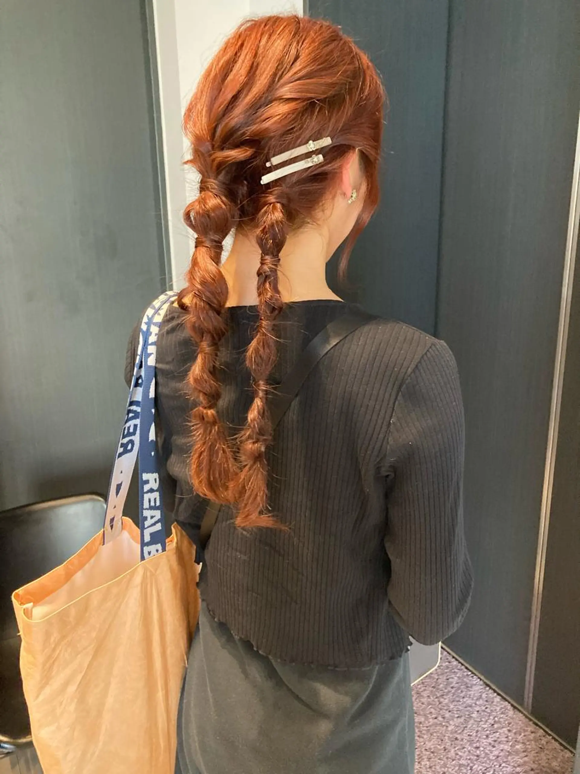 ロング ヘアセット ✨色持ちの良い艶 カラー✨蟹江真世のヘアスタイル