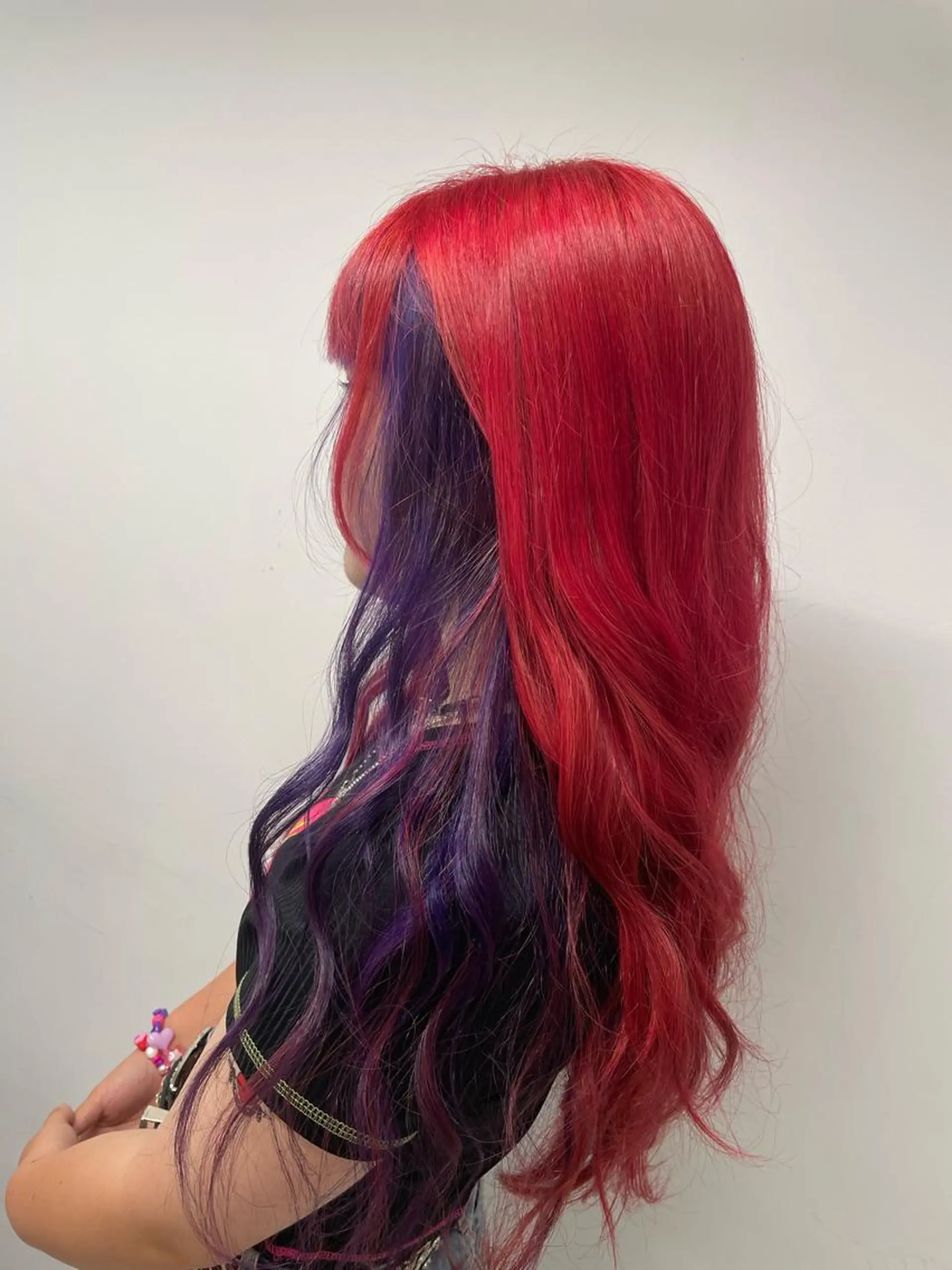 ロング カラー ヘアアレンジ ブリーチ ケアブリーチ ダブルカラー イヤリングカラー インナーカラー ヘアカラー トリートメント 髪質改善×ハイトーン 中田啄也のヘアスタイル