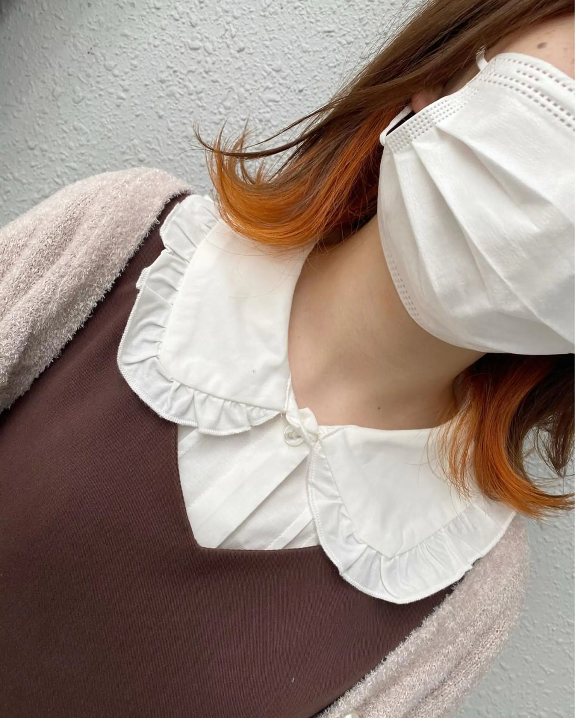 ミディアム カラー ブリーチ 後藤紗英/髪質改善 /オリーブベージュのヘアスタイル