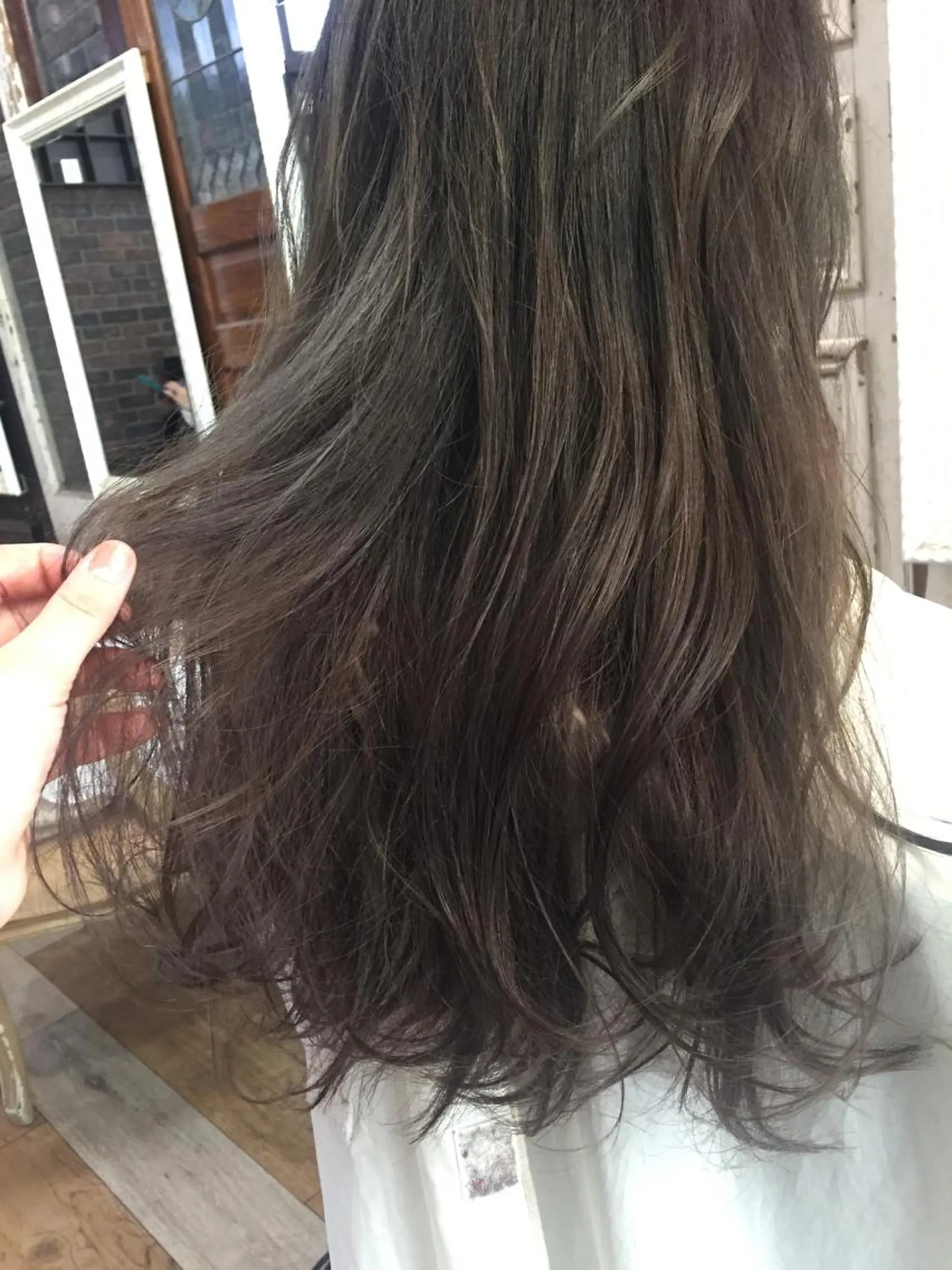 セミロング ロング カラー パーマ メンズも◎ 北澤みさきのヘアスタイル