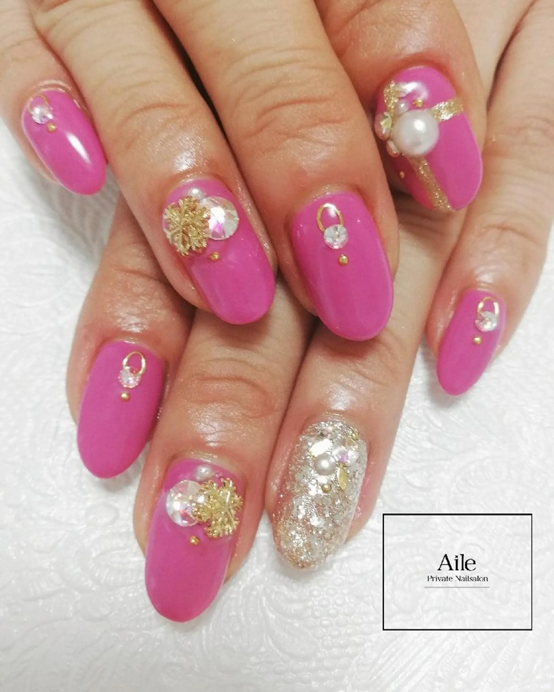 ネイル 冬ネイル クリスマス なが さきのネイルデザイン