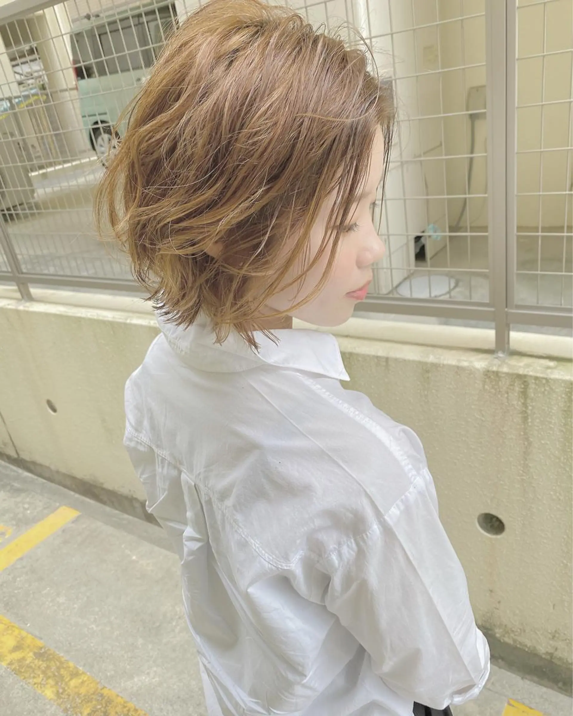 ショート カラー 外国人風カラー カット ヘアカラー grand juteのヘアスタイル