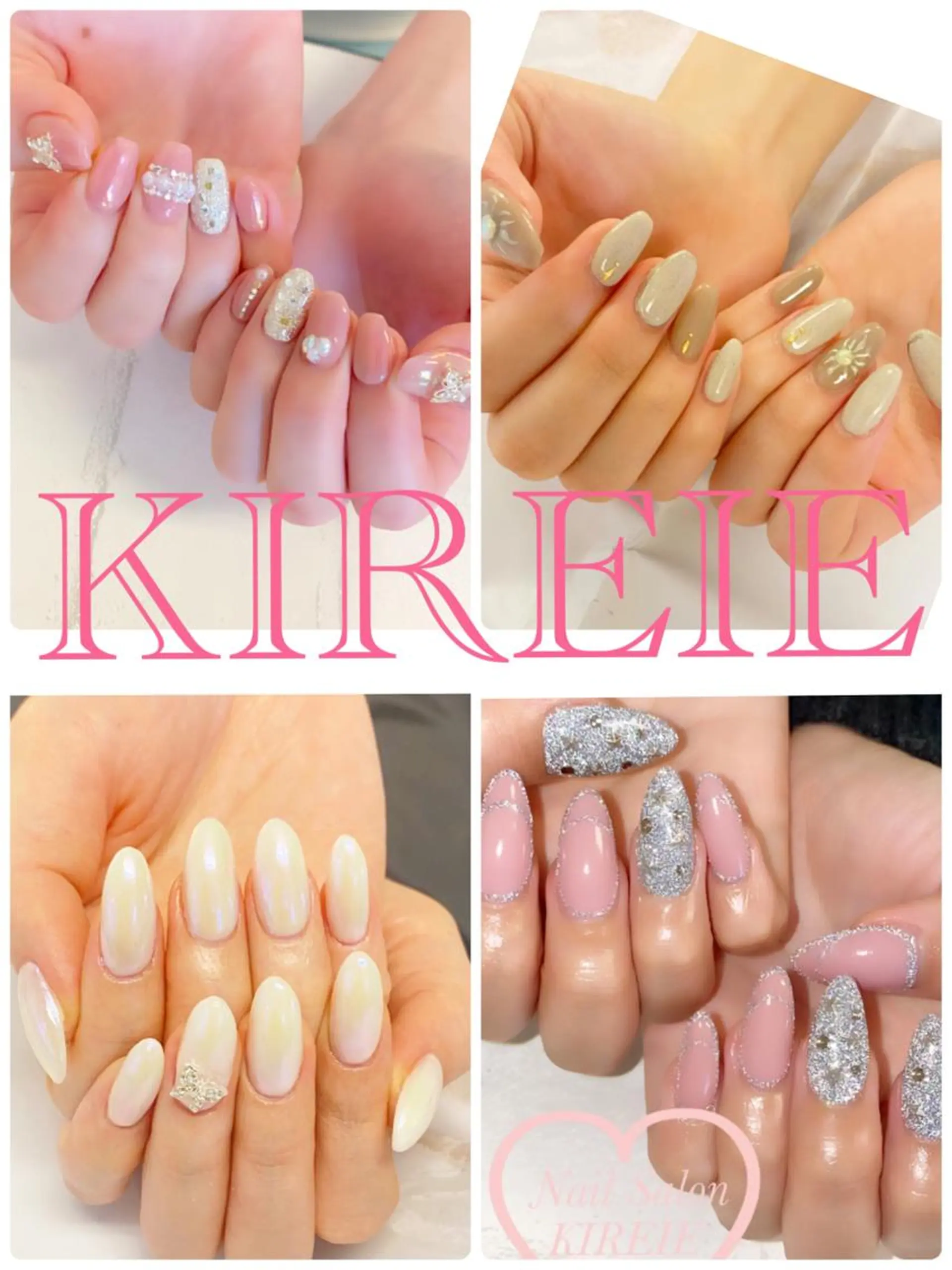 カラー ネイル スカルプネイル KIREIE NAILSのネイルデザイン