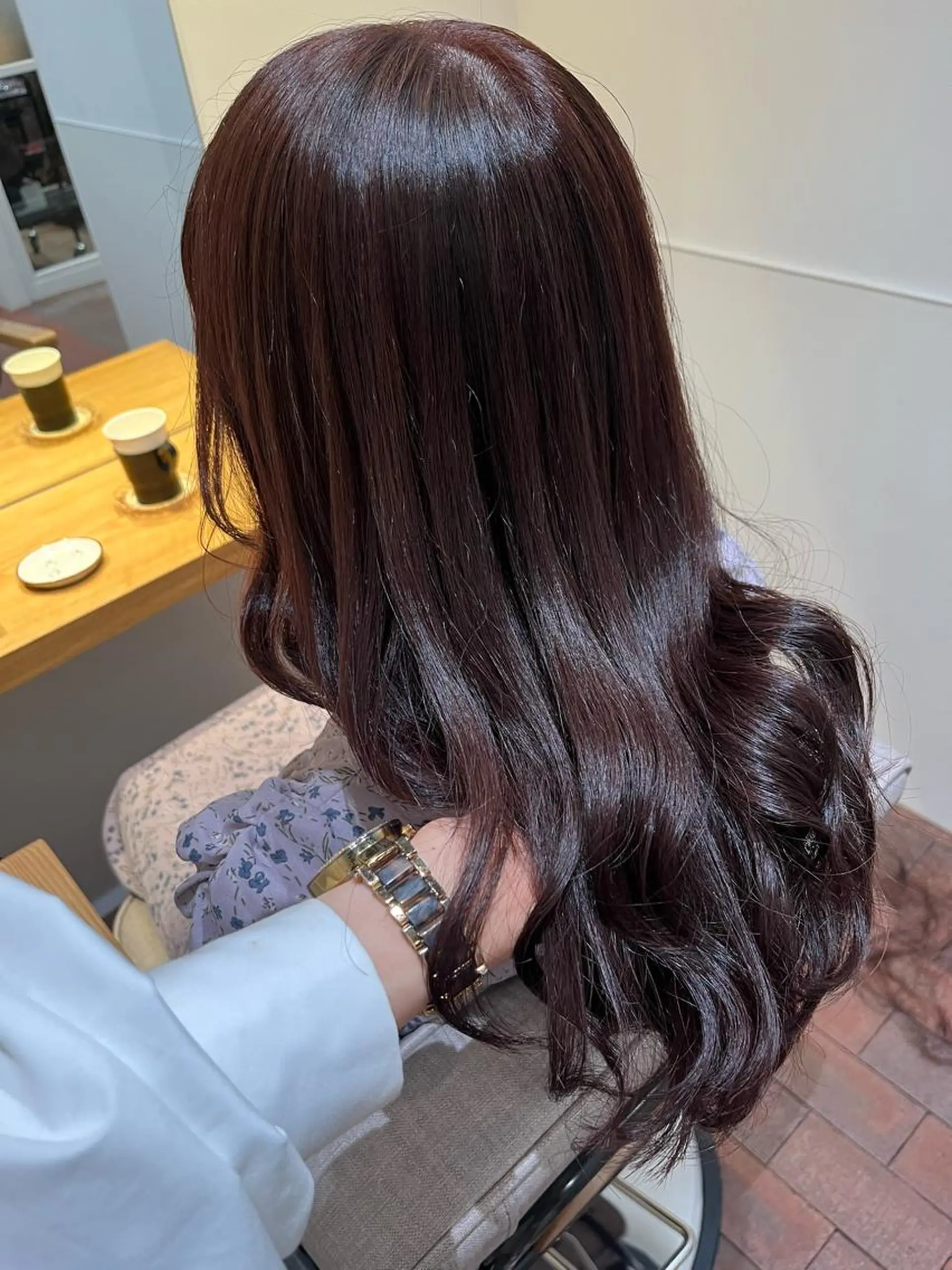 ミディアム マンツーマン 縮毛矯正/マユコのヘアスタイル