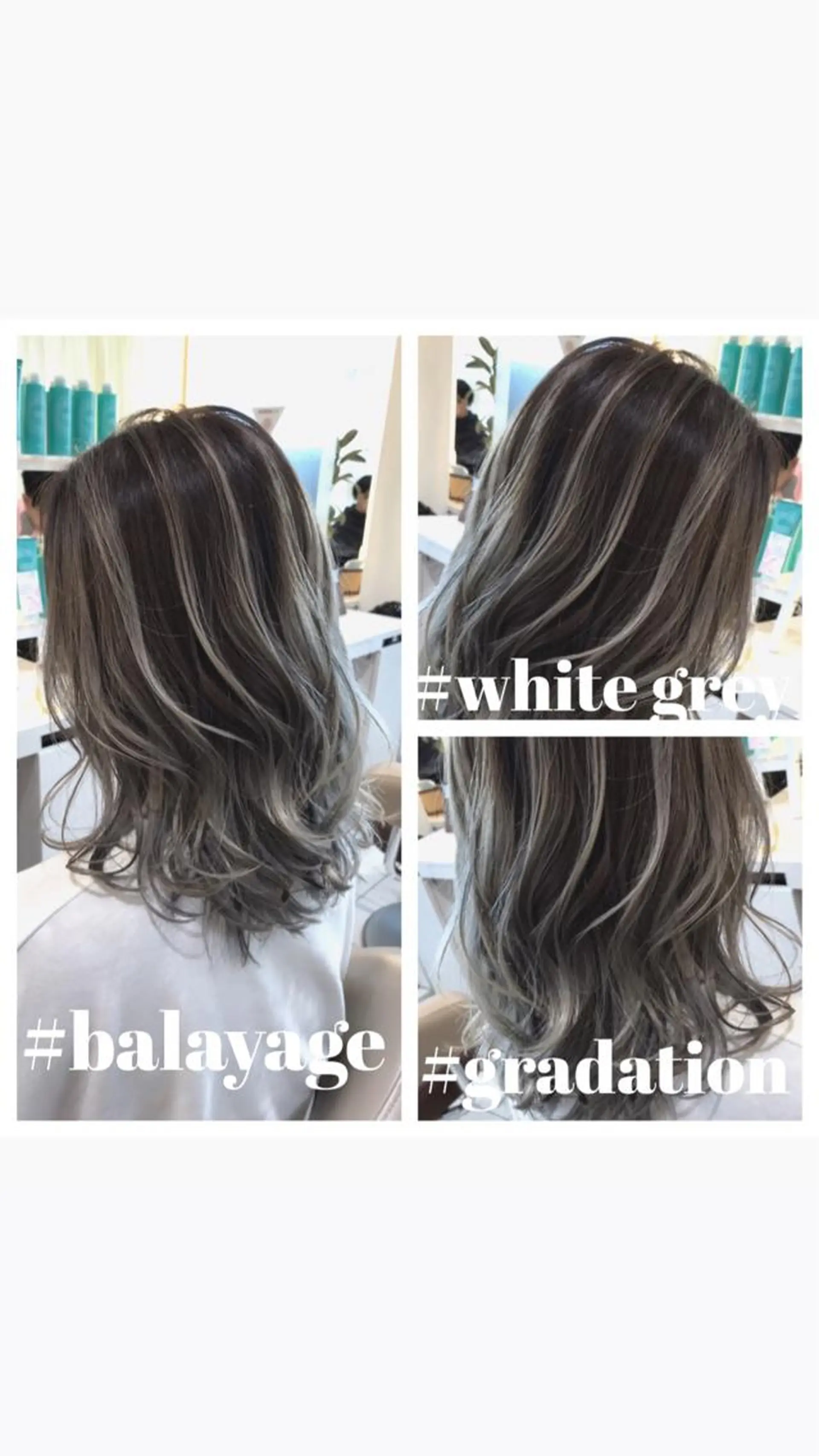 ミディアム カラー バレイヤージュ レイヤーカット カット ヘアカラー 山崎俊輔/髪質改善 /バレイヤージュのヘアスタイル