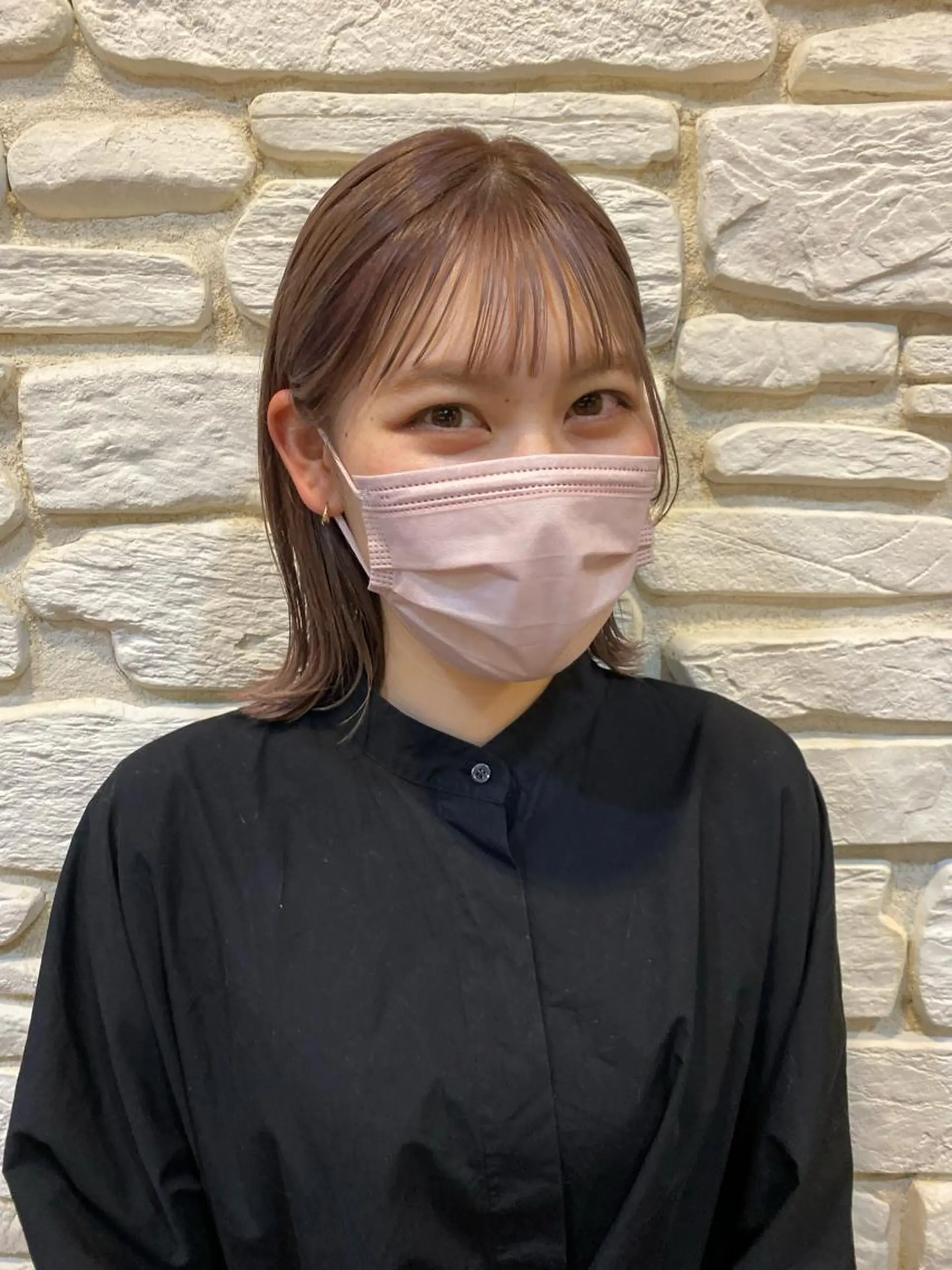 ミディアム ヘアアレンジ 溝口 ひなこのマツエク・マツパデザイン