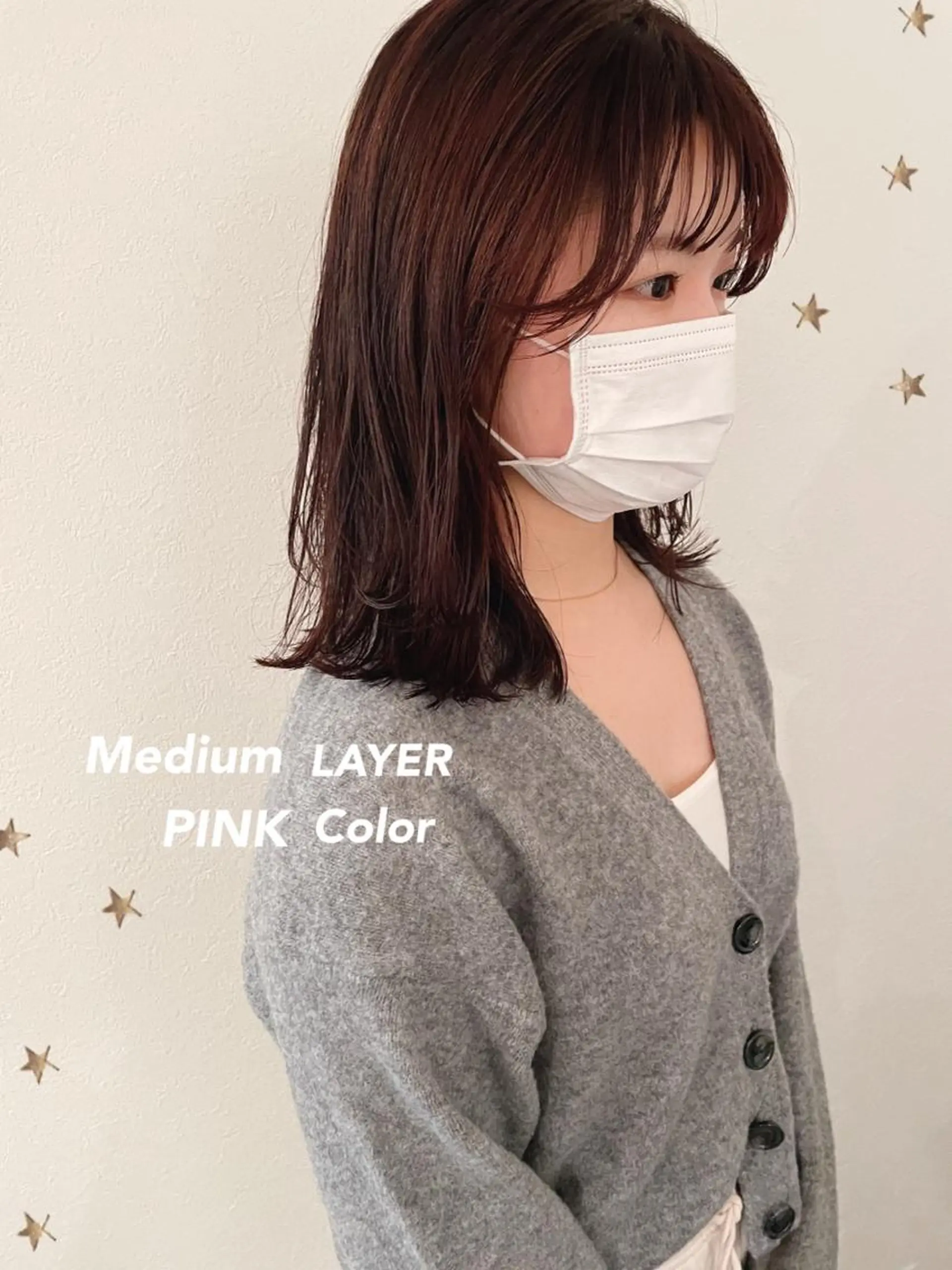 ミディアム カラー カット ヘアカラー トリートメント salon AKIRA所属・市川 千夏のヘアスタイル