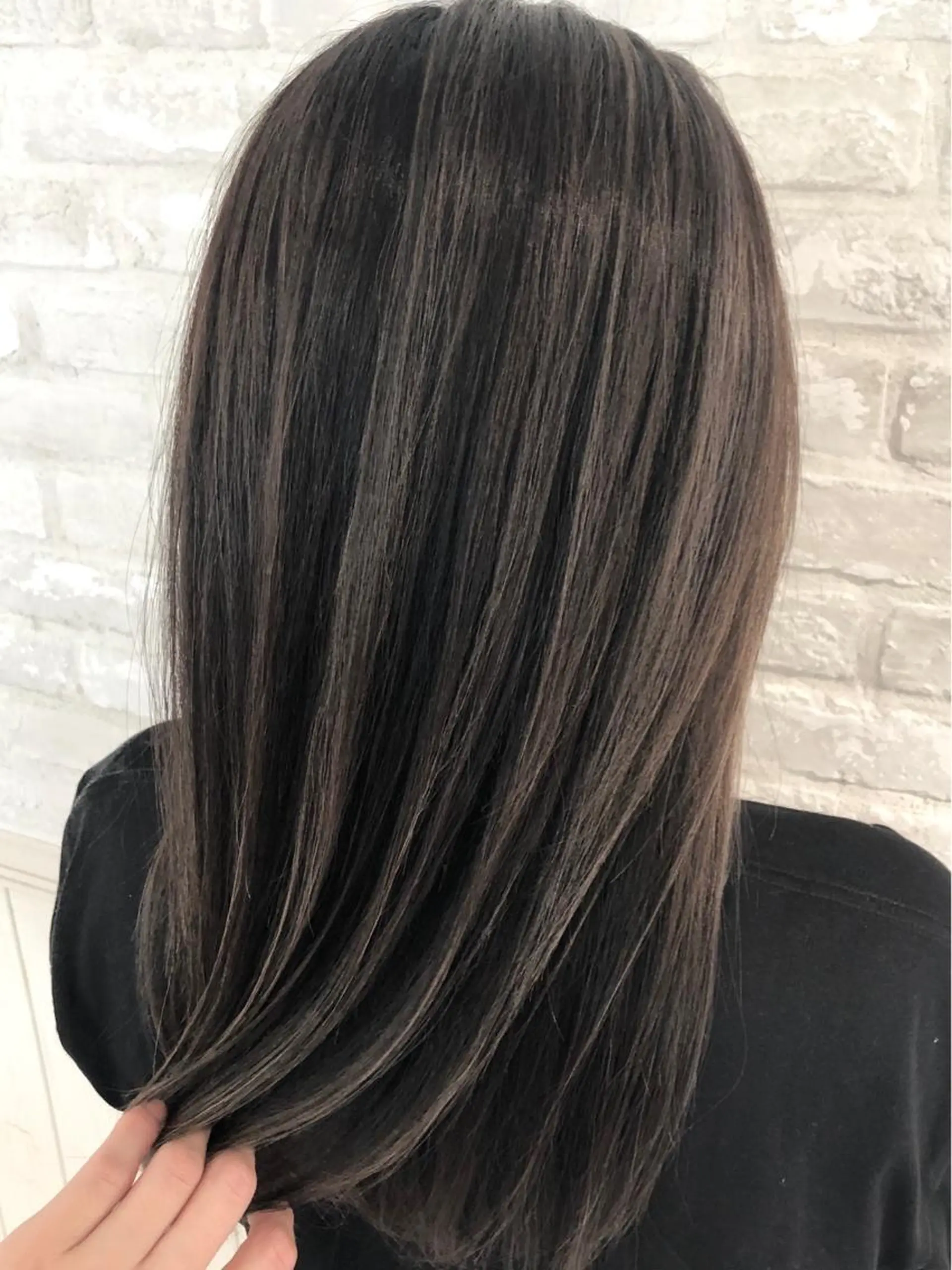 セミロング 白井 秀太郎のヘアスタイル