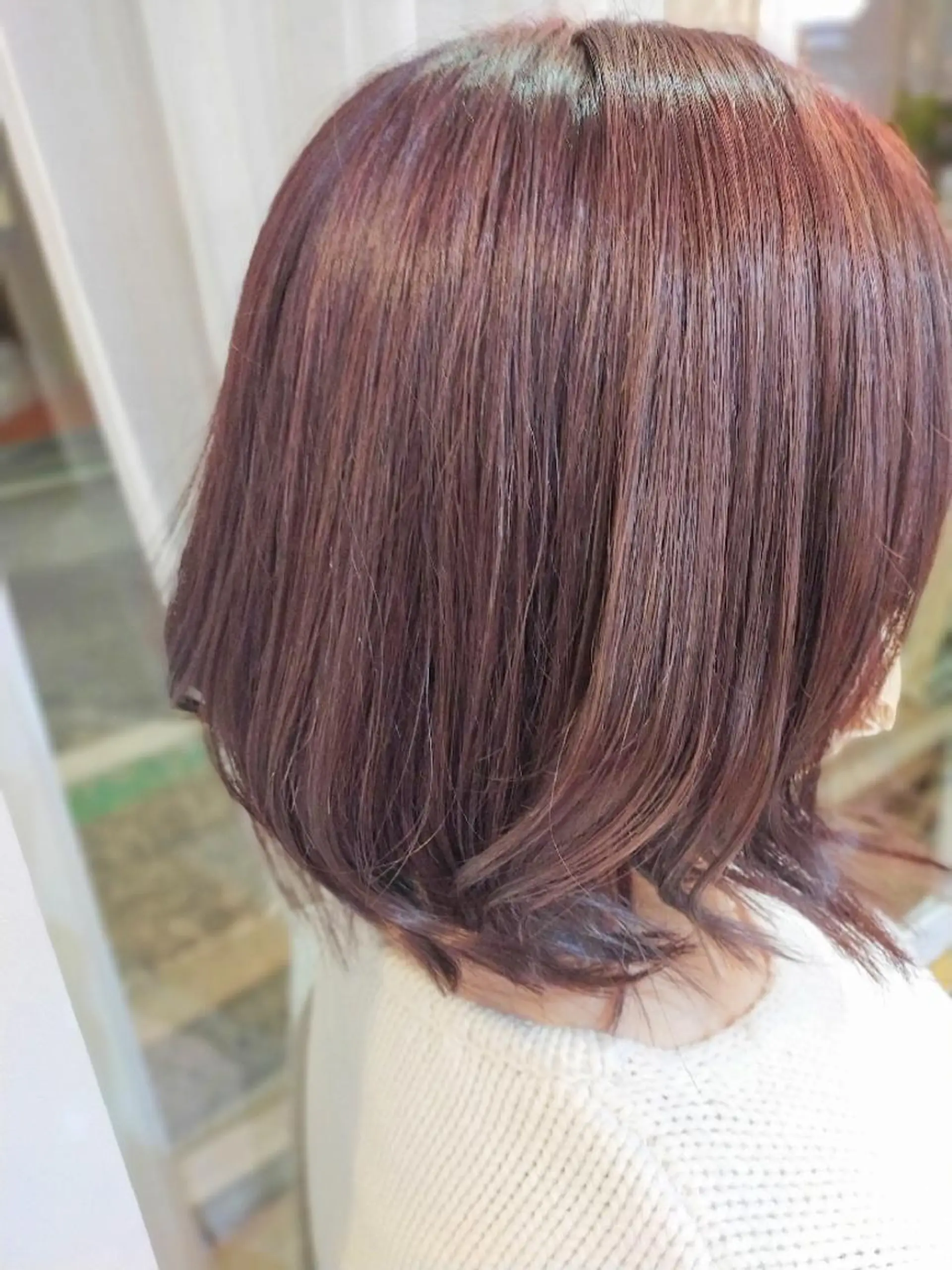 ミディアム ピンクラベンダー Culumi クルミ 松井照雄/梅田茶屋町のヘアスタイル