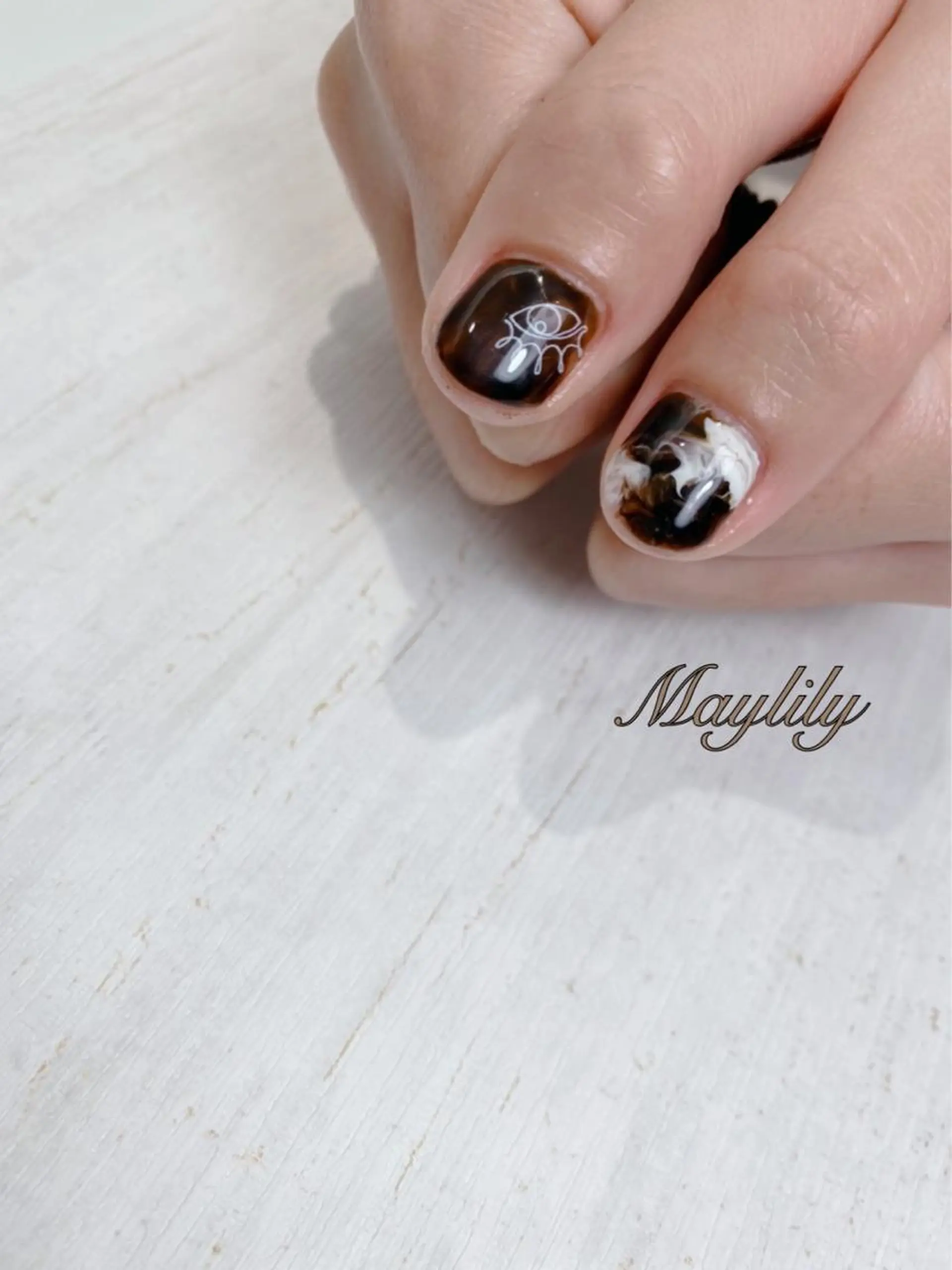 ネイル 持ち込み ハンドネイル Nail salon Maylilyのネイルデザイン