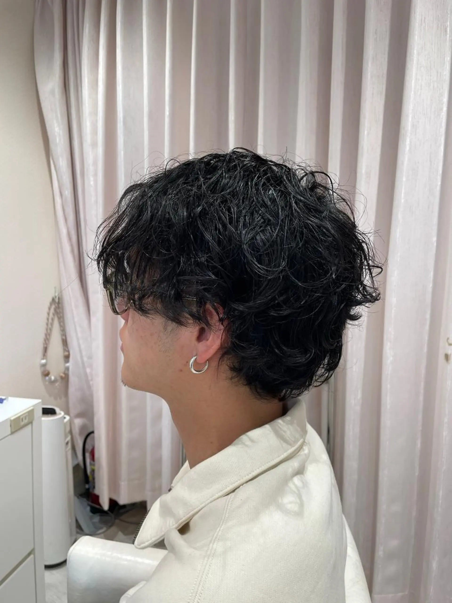 ショート カラー パーマ メンズ 似合わせ🌿‬髪質 改善🧸RYUGOのヘアスタイル
