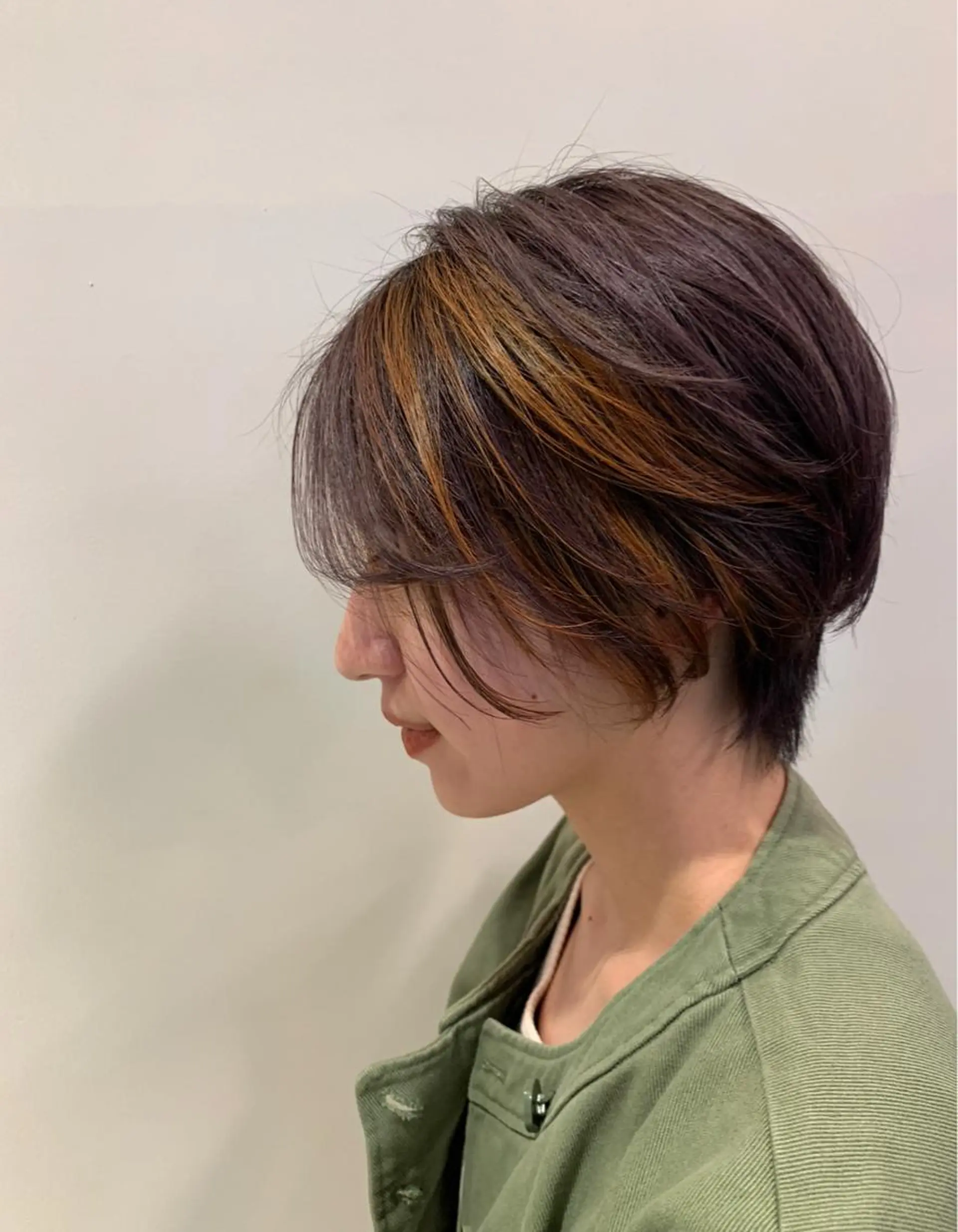 ショート カラー デザインカラー トリートメント 溝口 和弘のヘアスタイル