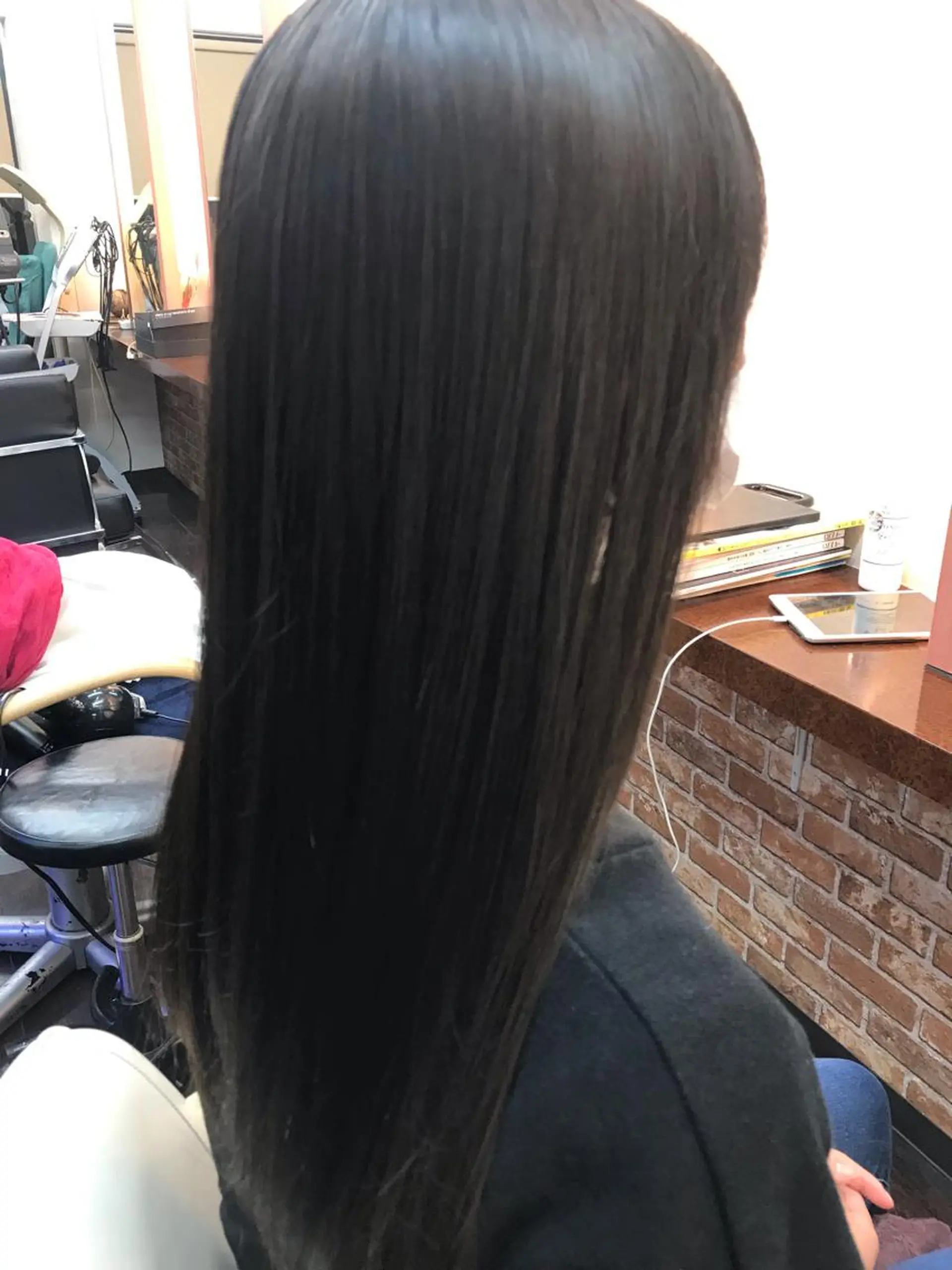 ロング パーマ 桧山 真のヘアスタイル