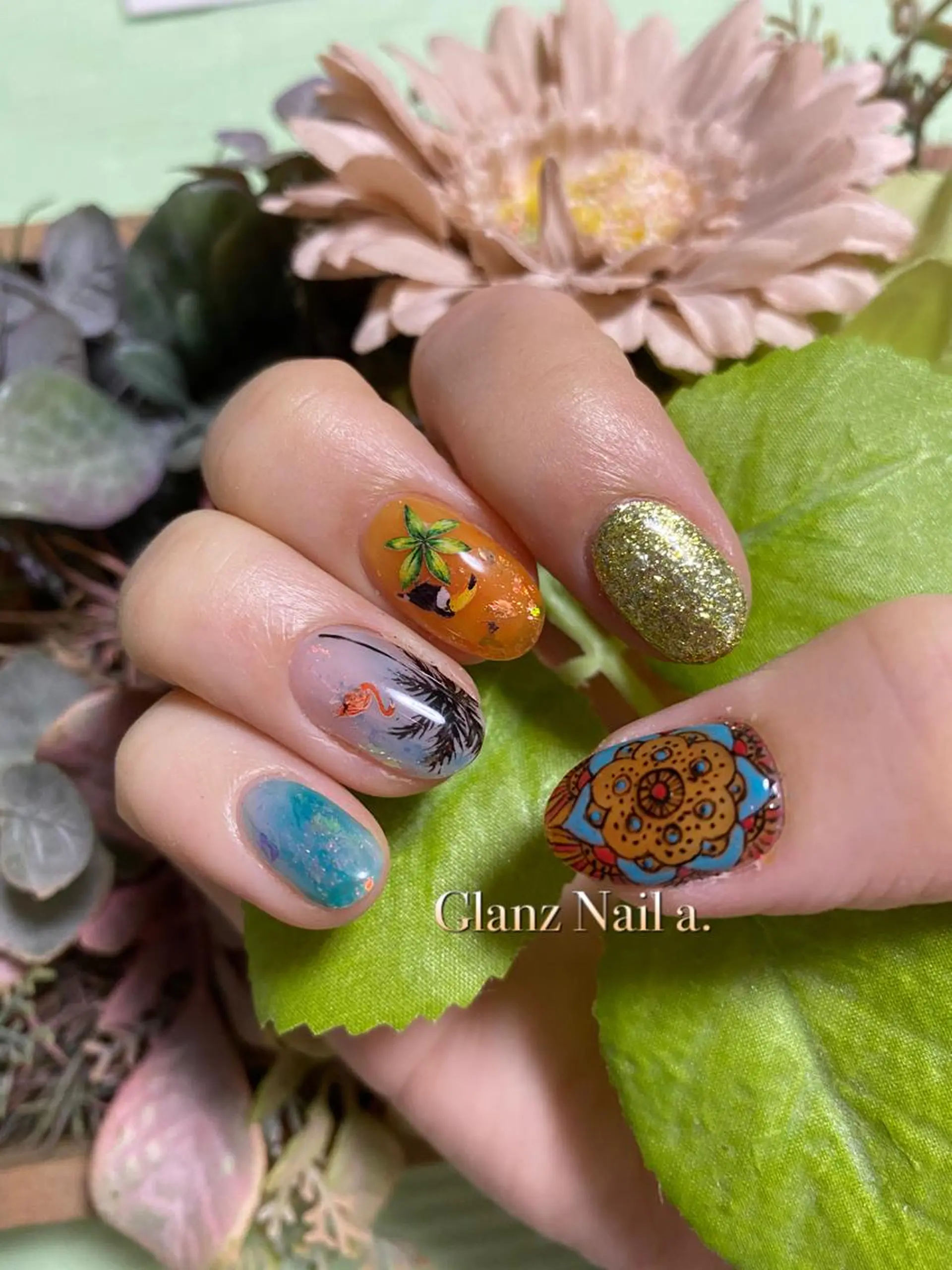 ネイル アートネイル Glanz  Nail aのネイルデザイン