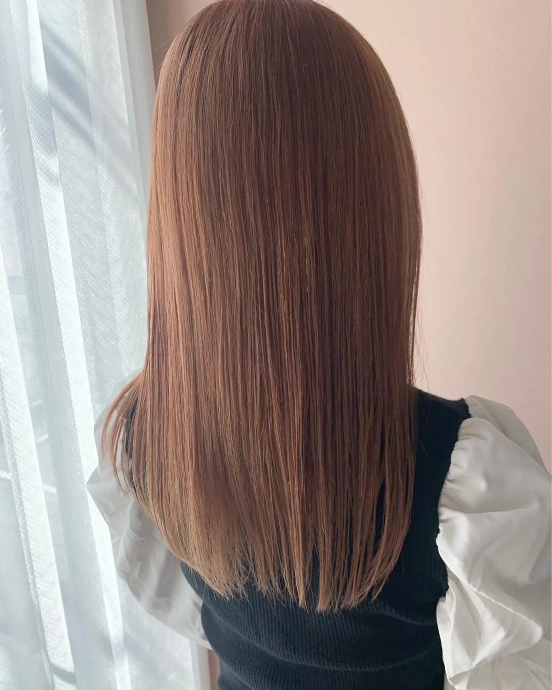 ロング カラー ブリーチ カット ヘアカラー トリートメント hub hair レイヤー/透明感のヘアスタイル