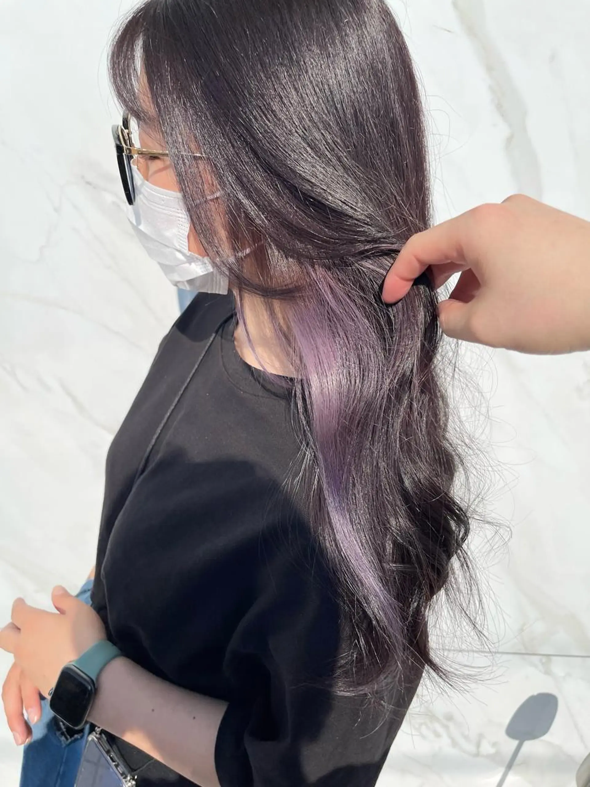 ロング カラー カット ヘアカラー トリートメント 𝐑𝐲𝐮𝐤𝐢 【店長】ALEAPのヘアスタイル