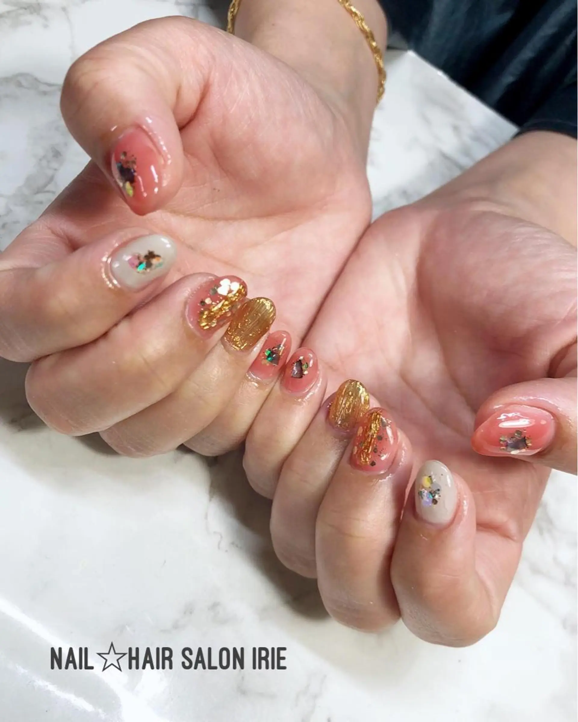 ネイル ハンドネイル Hair salon Irie所属・與儀 知佳のネイルデザイン
