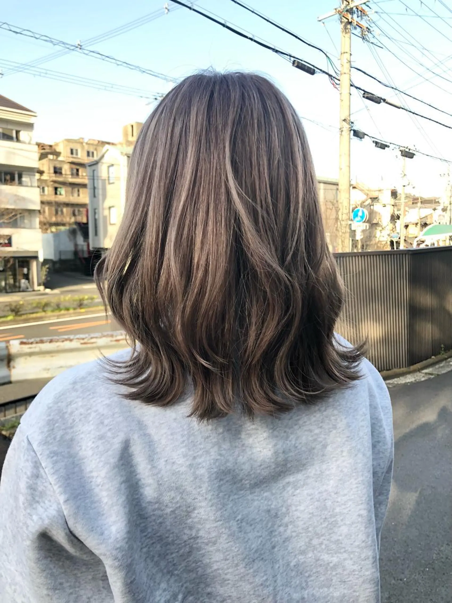 ミディアム カラー 中村 魁登のヘアスタイル