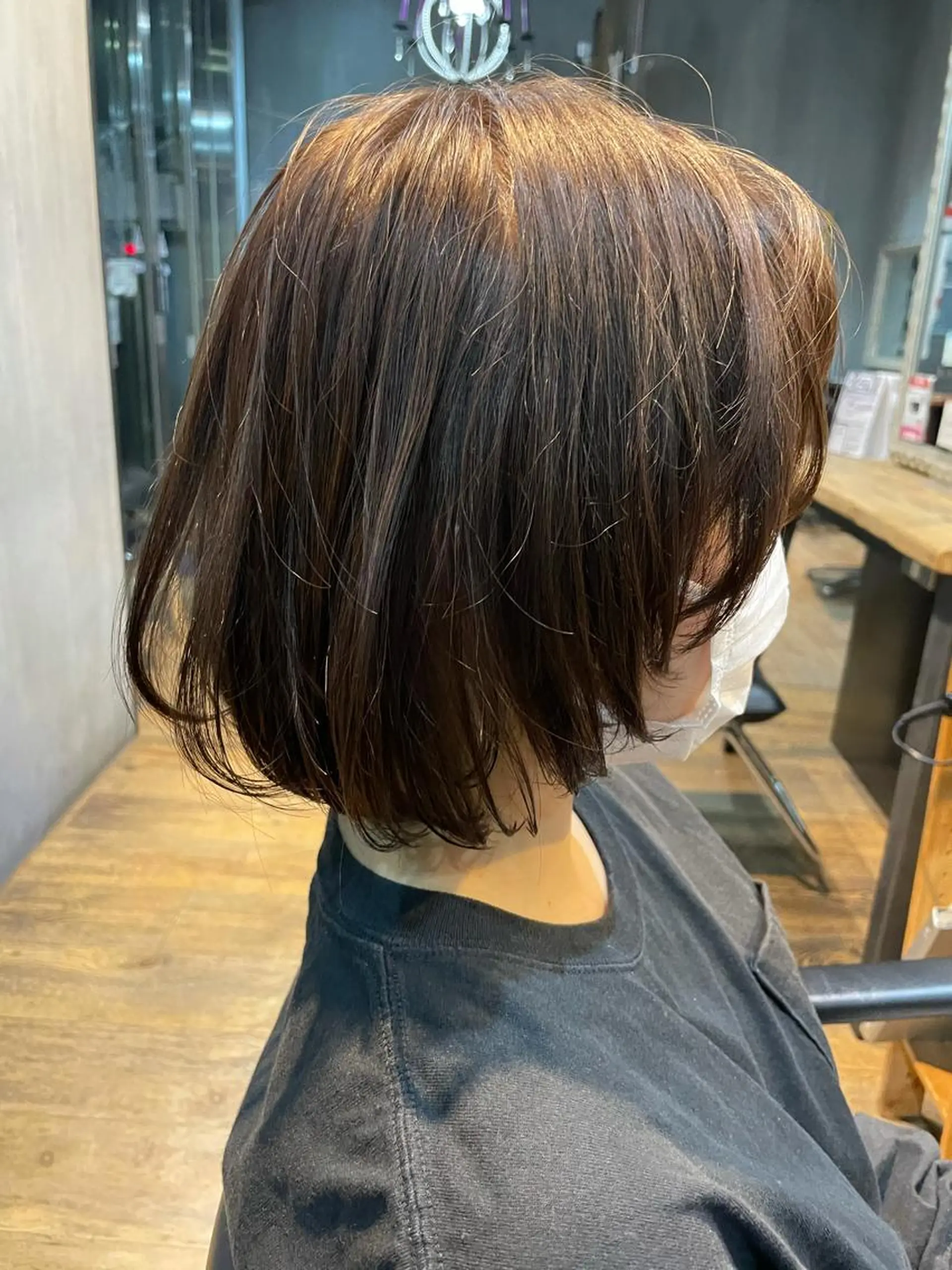 ショート カラー ココアグレージュ グレージュ 顔周りカット レイヤーカット 小顔カット カット ヘアカラー トリートメント ✨シルクストレート✨ 美髪髪質改善Yukiのヘアスタイル