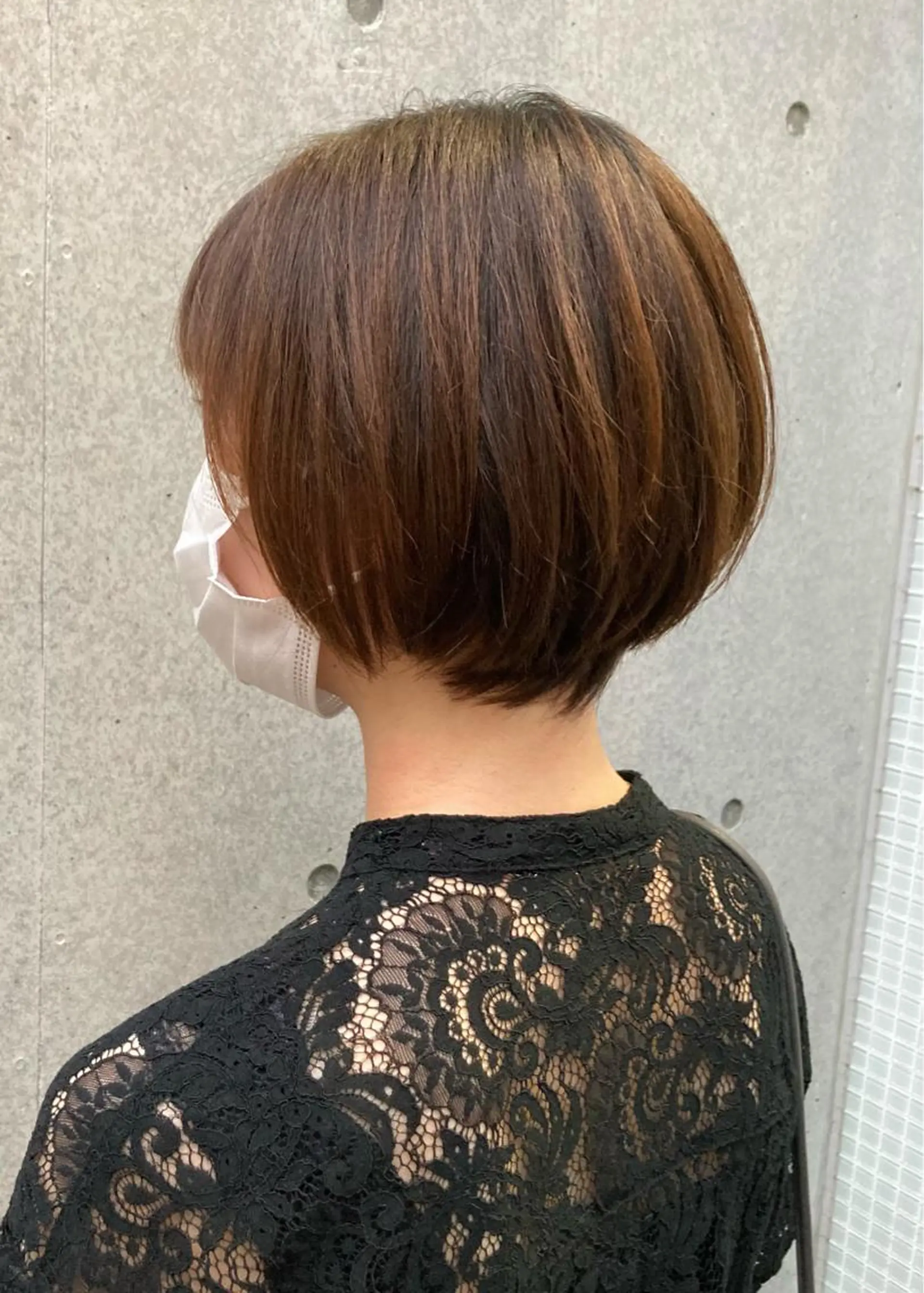 ショート 丸みショート ショートヘア カット 【白髪ぼかし】 愛甲竜佑のヘアスタイル