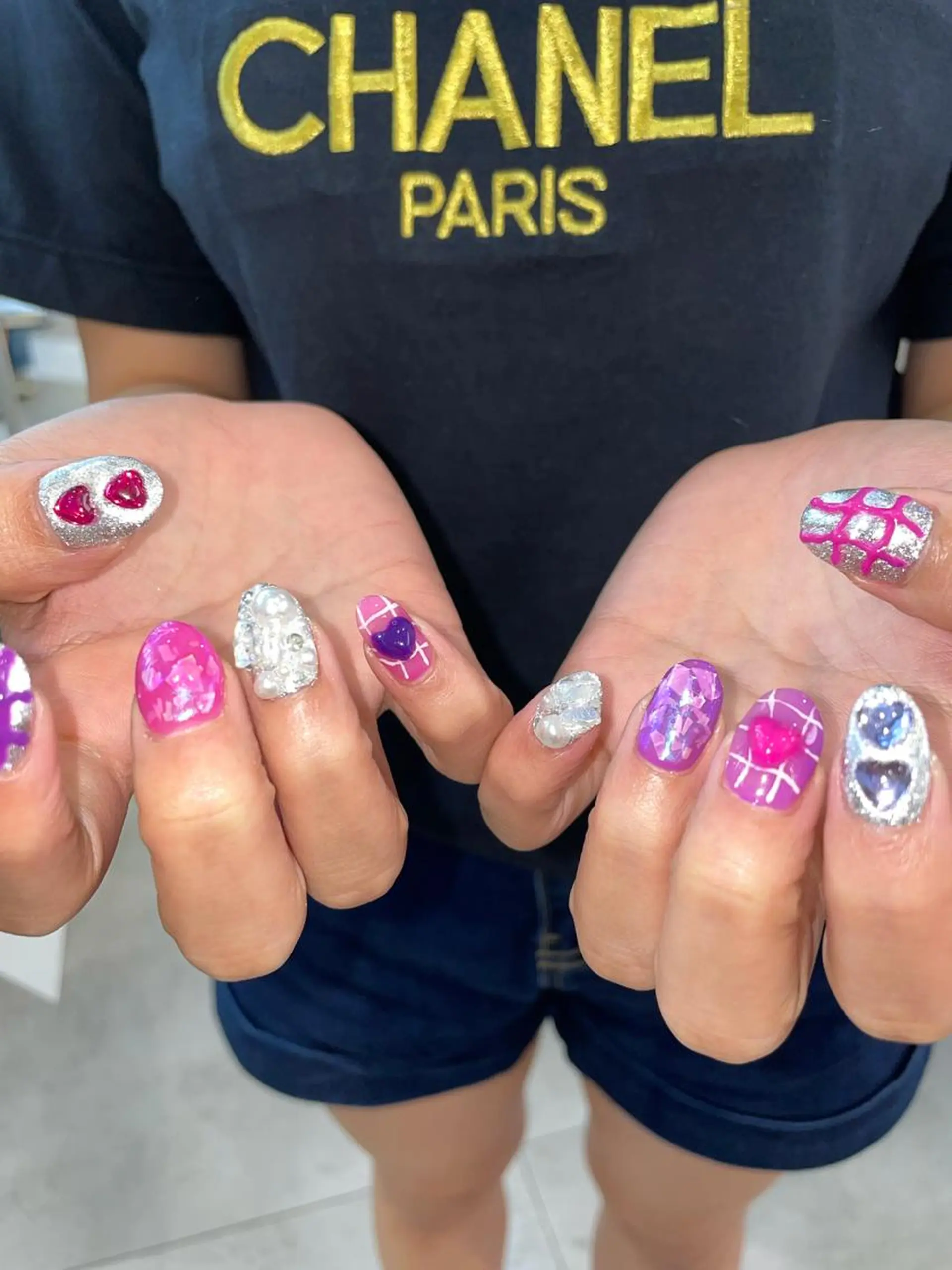 ネイル 🎀ボブ+ハイトーン シュカ👶🏻のヘアスタイル