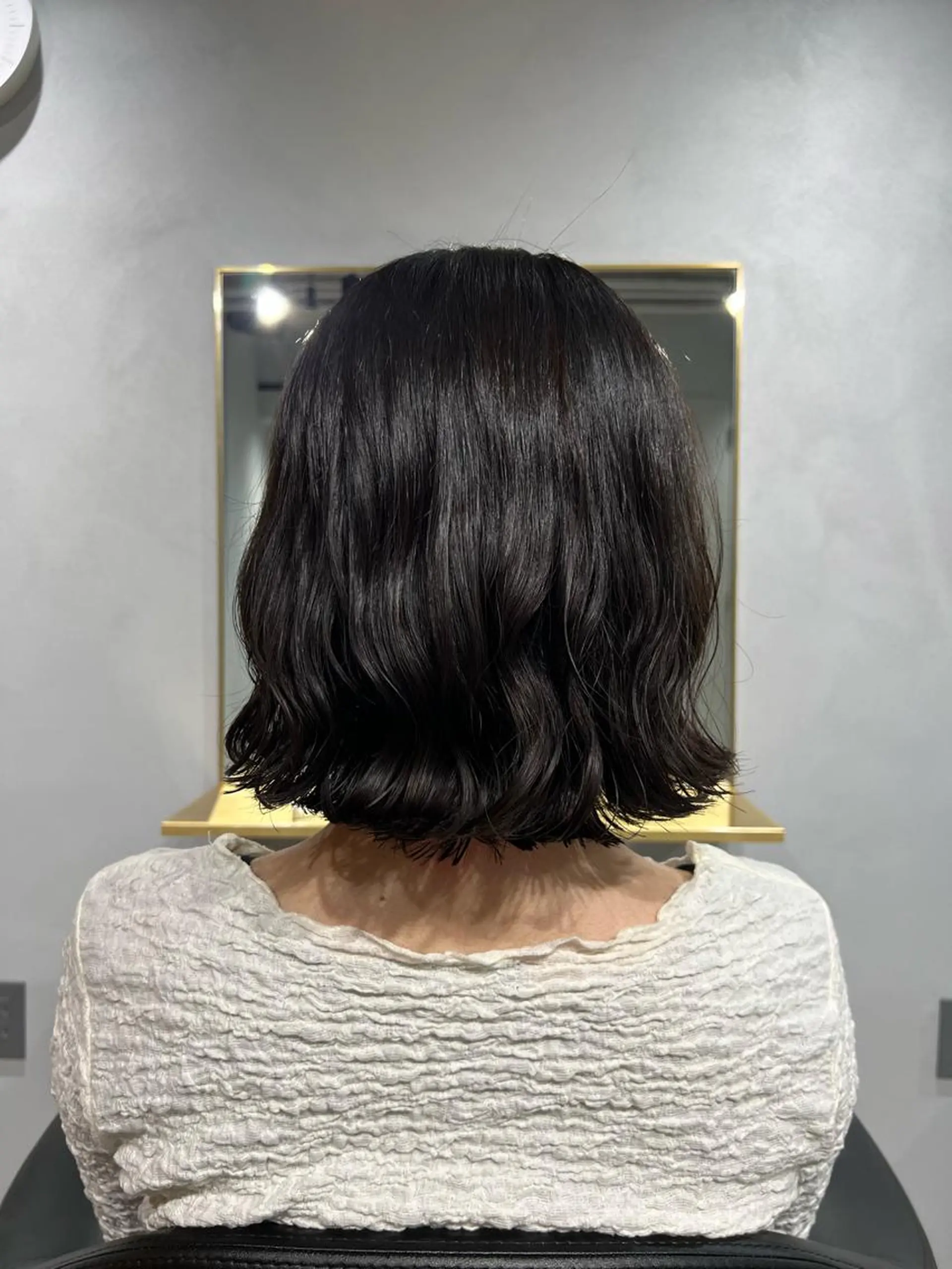 ミディアム カラー パーマ akane/ボブ /ブラウンベージュのヘアスタイル