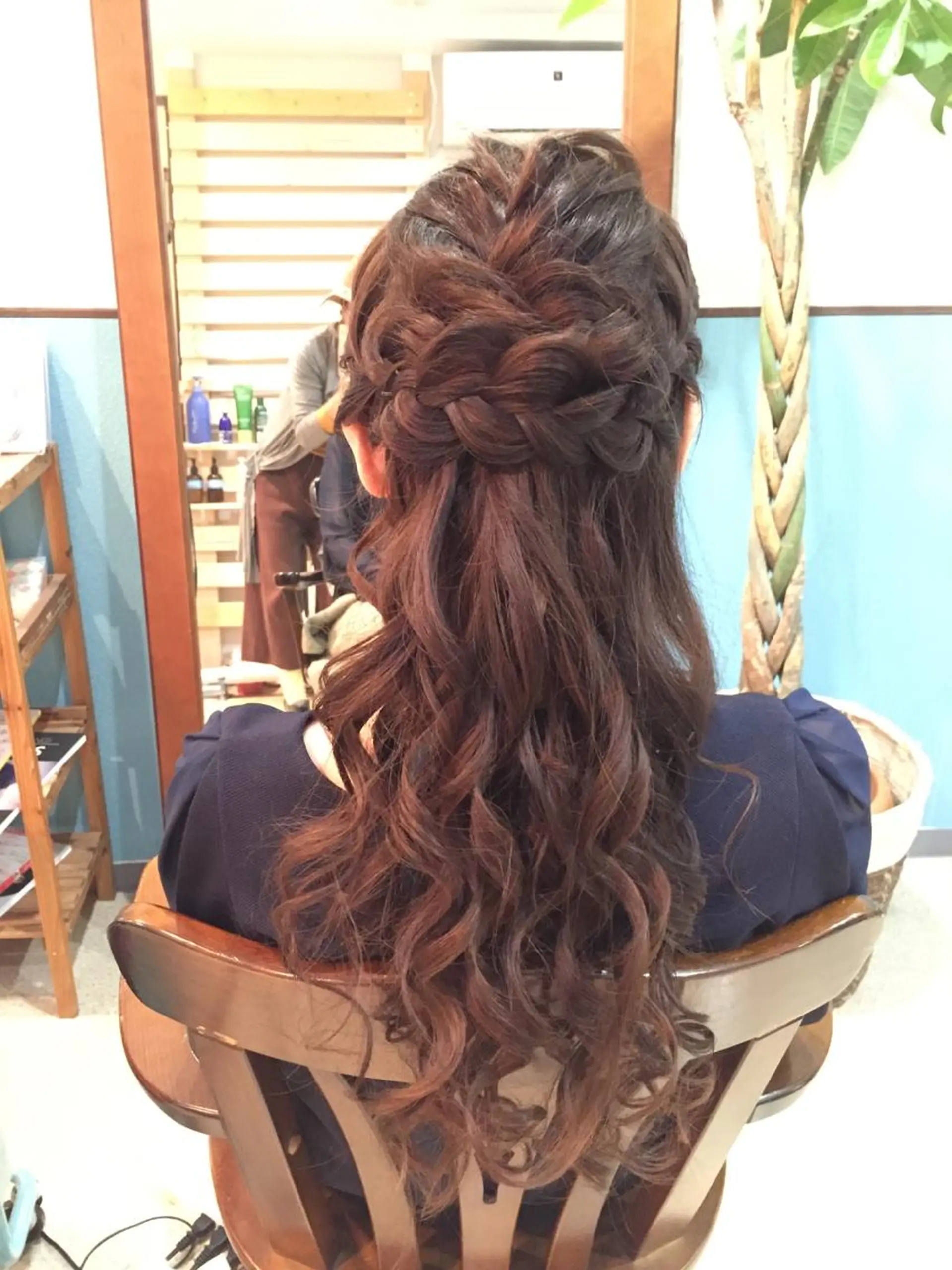 ショート ミディアム セミロング ロング ヘアアレンジ ハーフアップ 早朝✨ヘアセット 着付け/清水玲歌のヘアスタイル