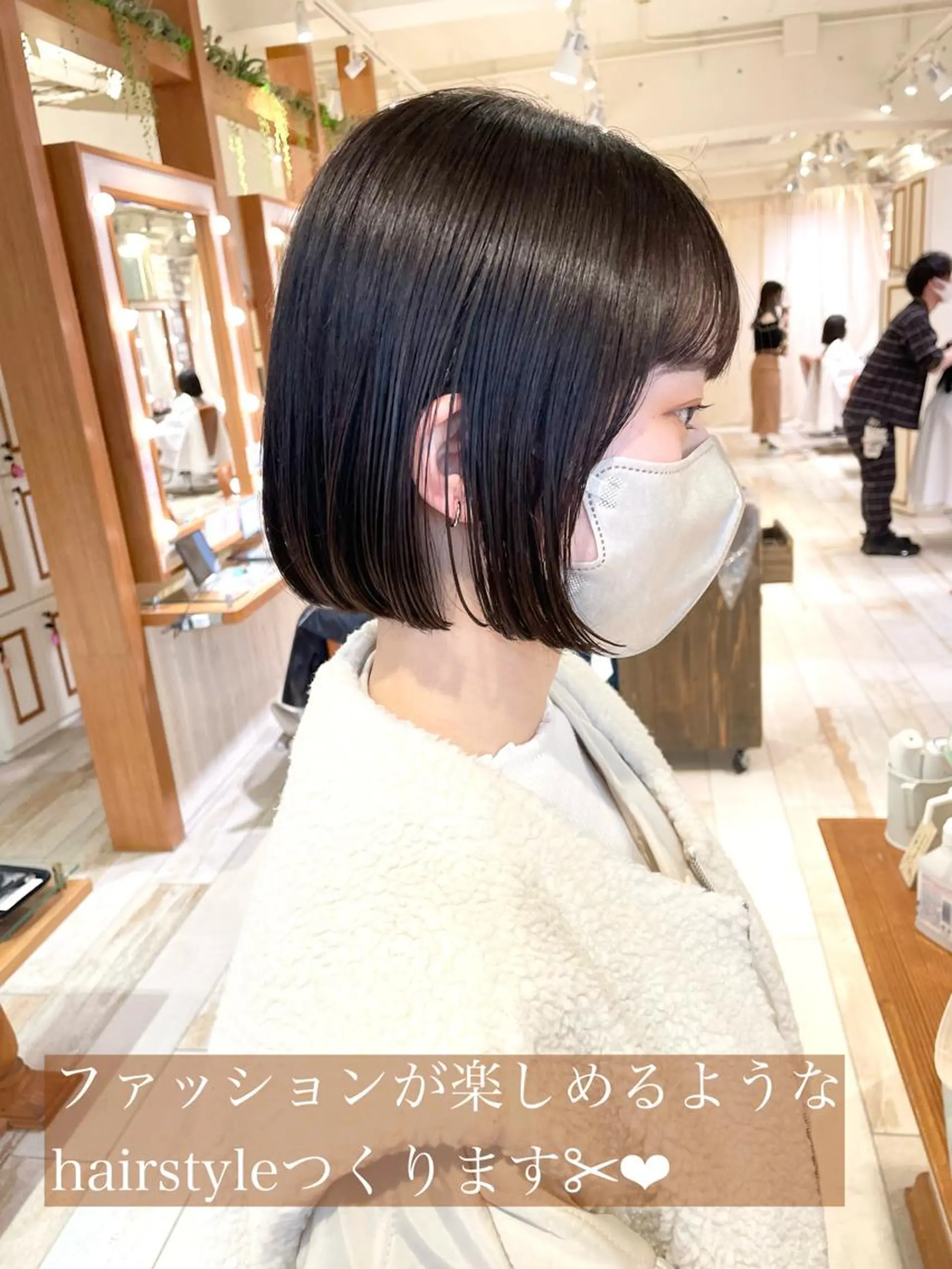 ショート カラー 似合わせカット 清水　ちひろ ✄トップスタイリストのヘアスタイル