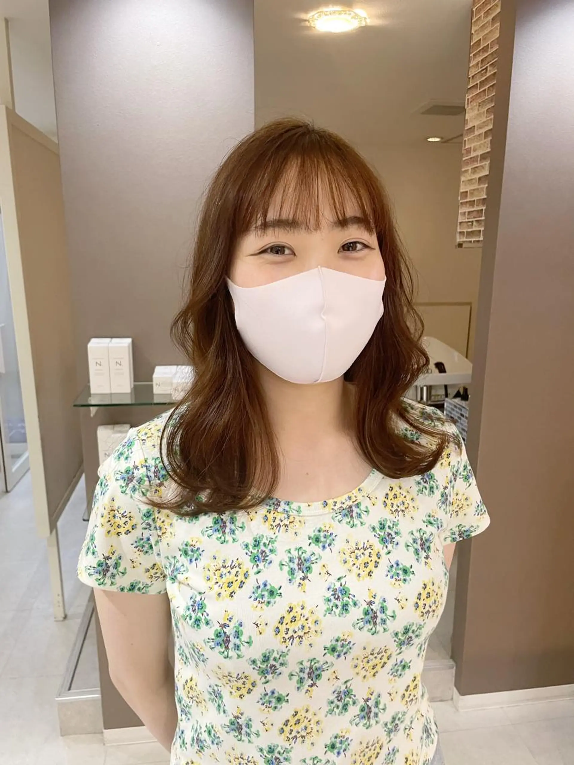 セミロング KAI RIKAのヘアスタイル