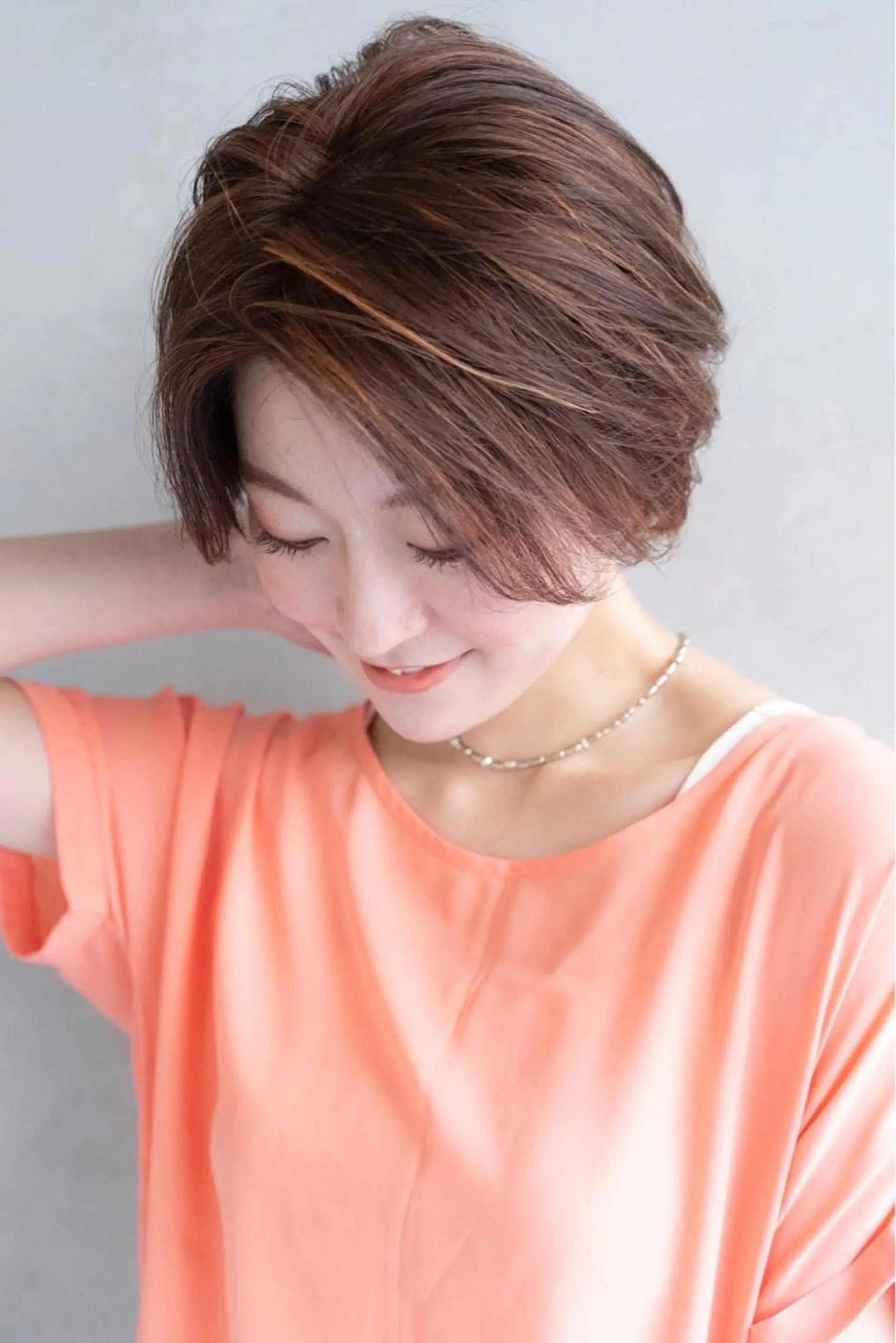 ミディアム カット ヘアカラー トリートメント ヘッドスパ ヘアセット 大宮/山口 竣也のヘアスタイル