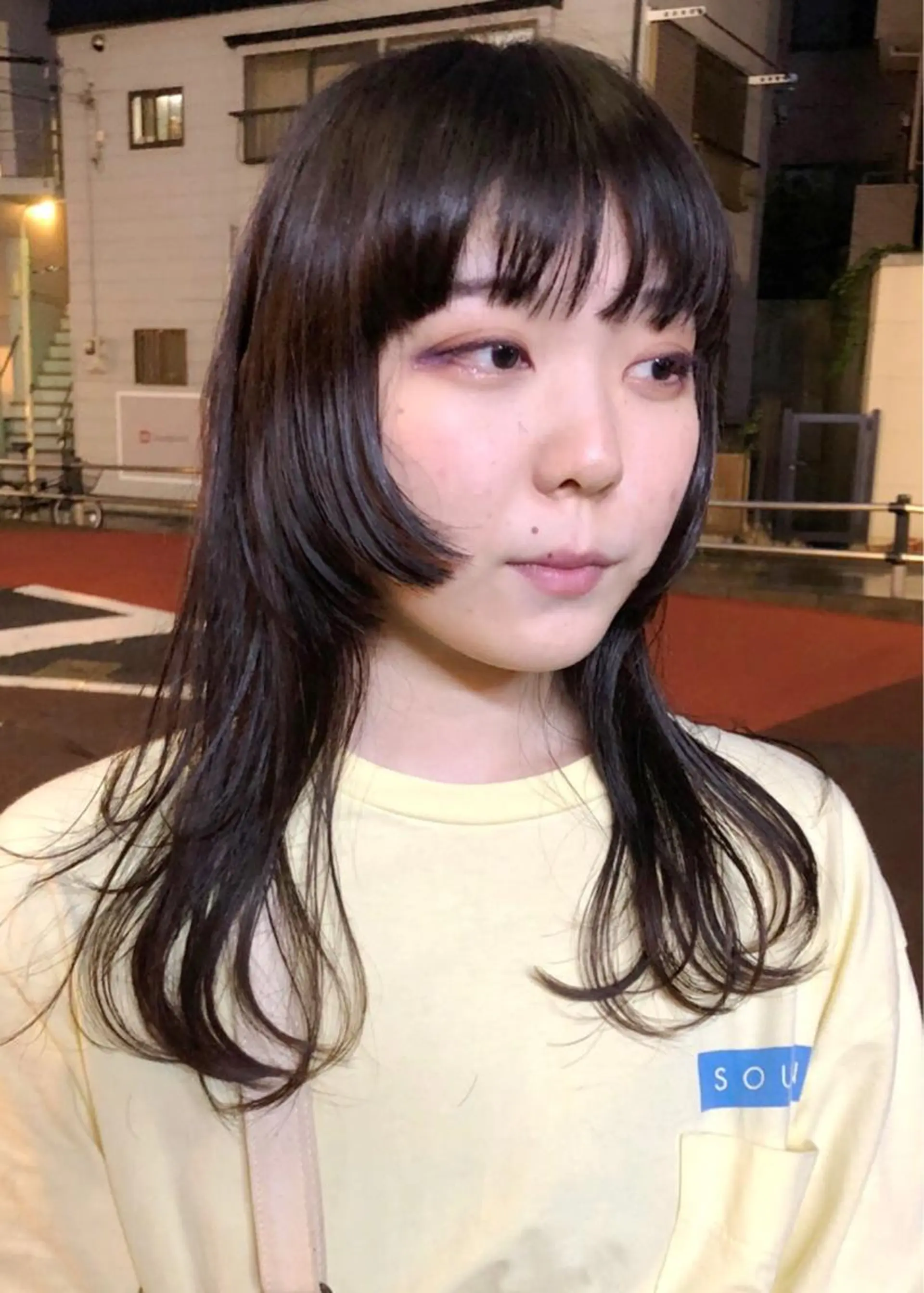 ミディアム カラー 似合わせカット カット ヘアカラー トリートメント ブリーチ🪡 ボブ🧶レイヤーのヘアスタイル