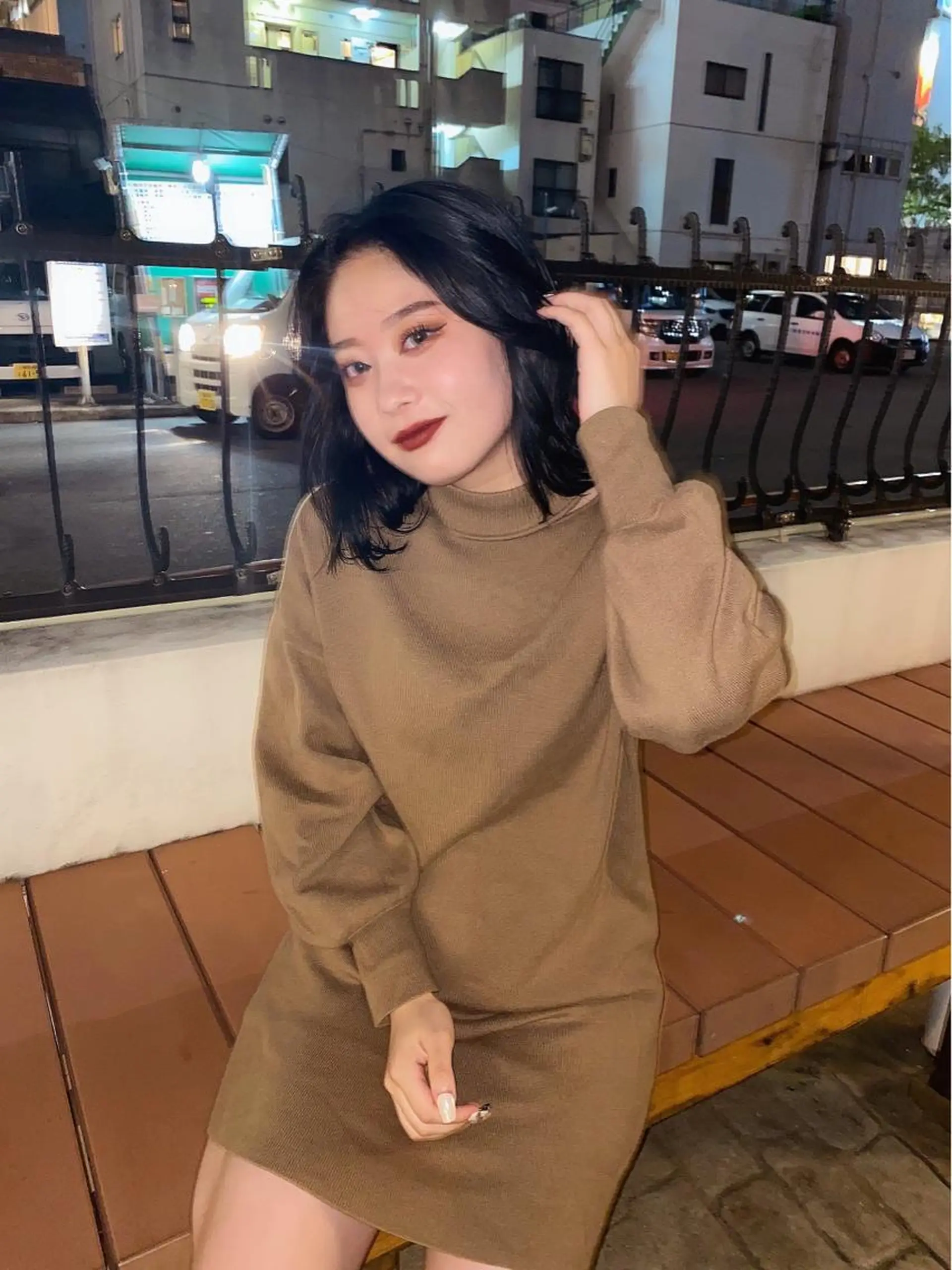 ミディアム カラー パーマ ヘアアレンジ メンズ キッズ ネイル マツエク・マツパ 🫧umu.🫧韓国 /レイヤー/ハッシュのヘアスタイル