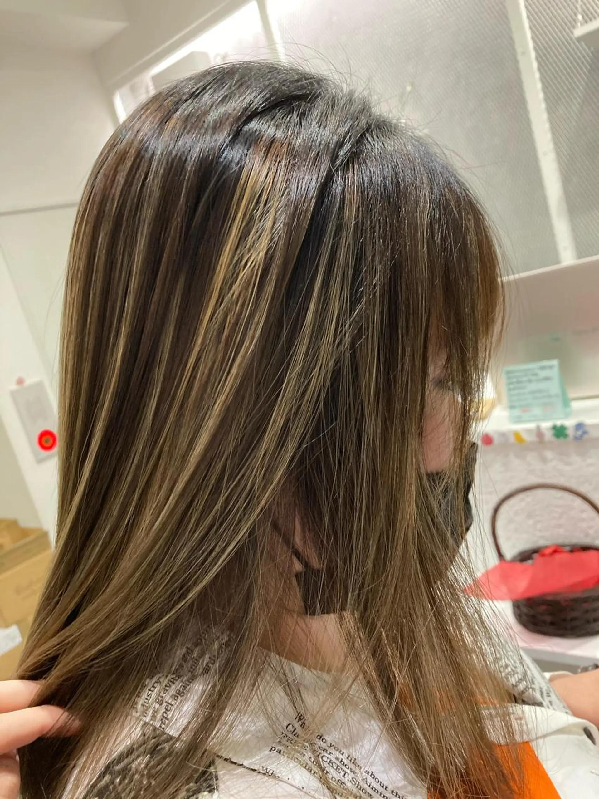 ミディアム カラー グラデーションカラー ハイライトカラー ハイライト ミルクティー量産💙 💙ブリーチ特化💙のヘアスタイル