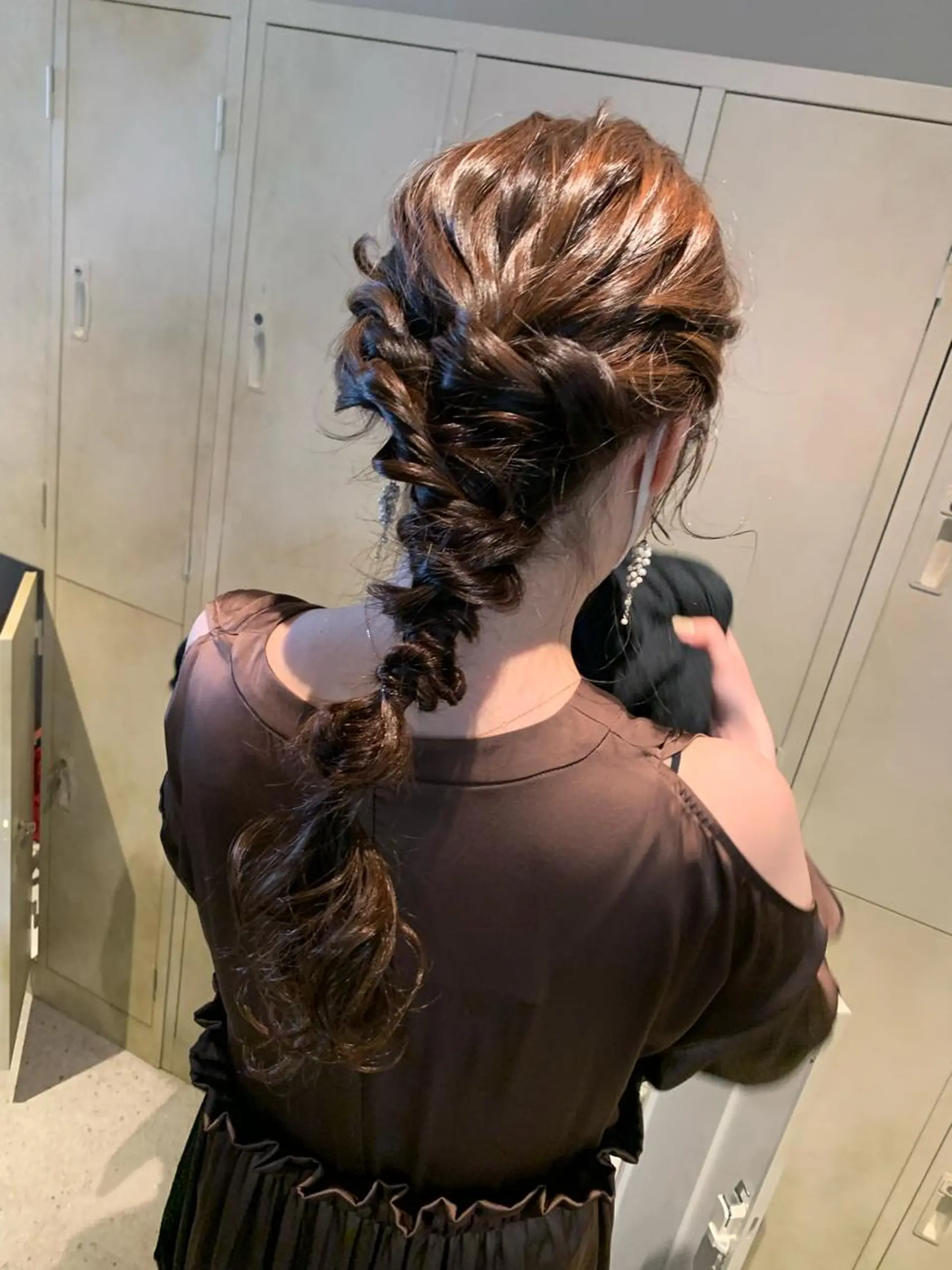 ロング ヘアアレンジ ヘアセット ブリーチ/アレンジ 天満/chihiroのヘアスタイル