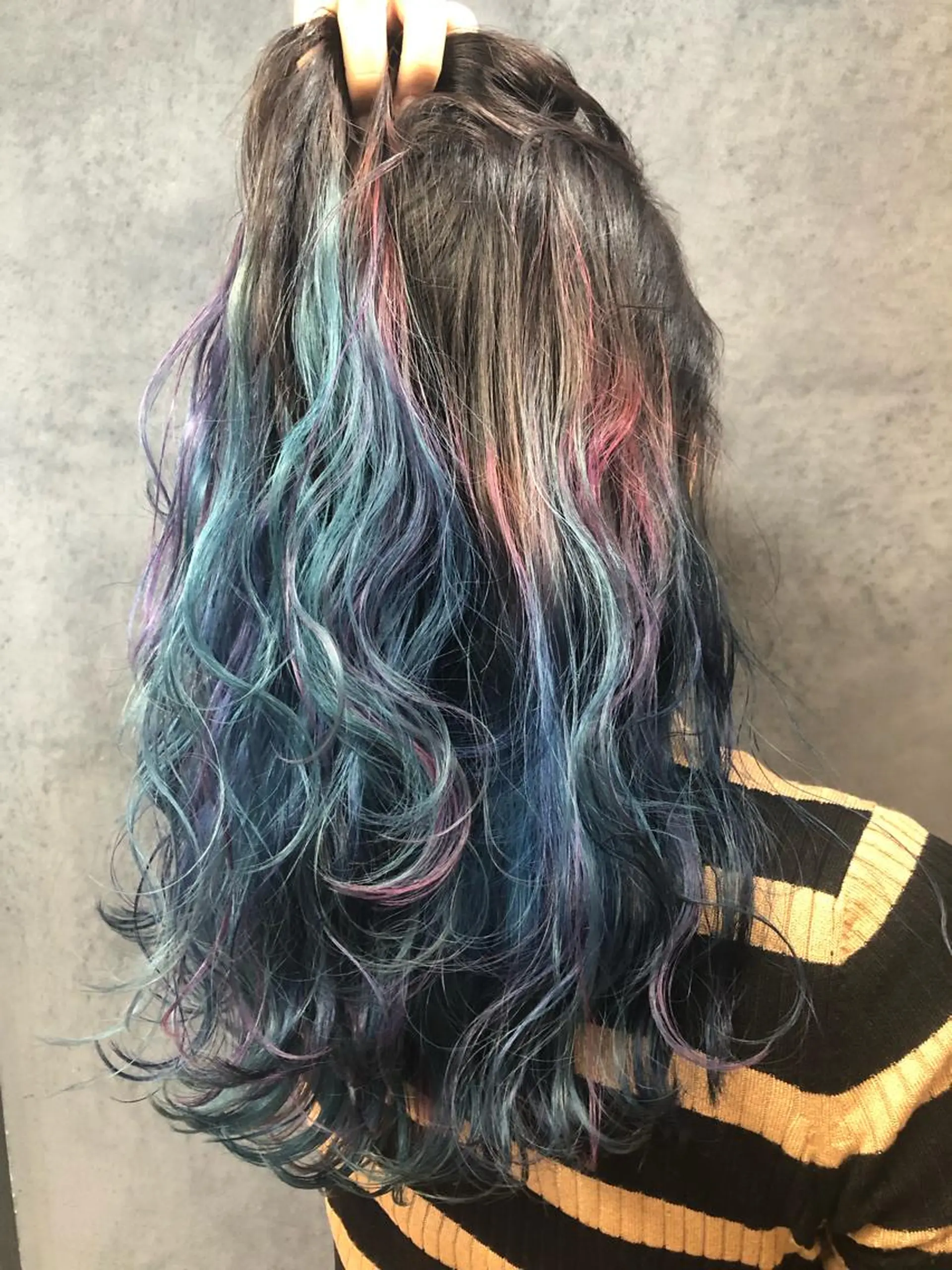 ロング カラー ヘアアレンジ メンズ キッズ ネイル マツエク・マツパ GO TODAY SHAiRE SALON所属・透明感カラー🤎 ゆりのヘアスタイル