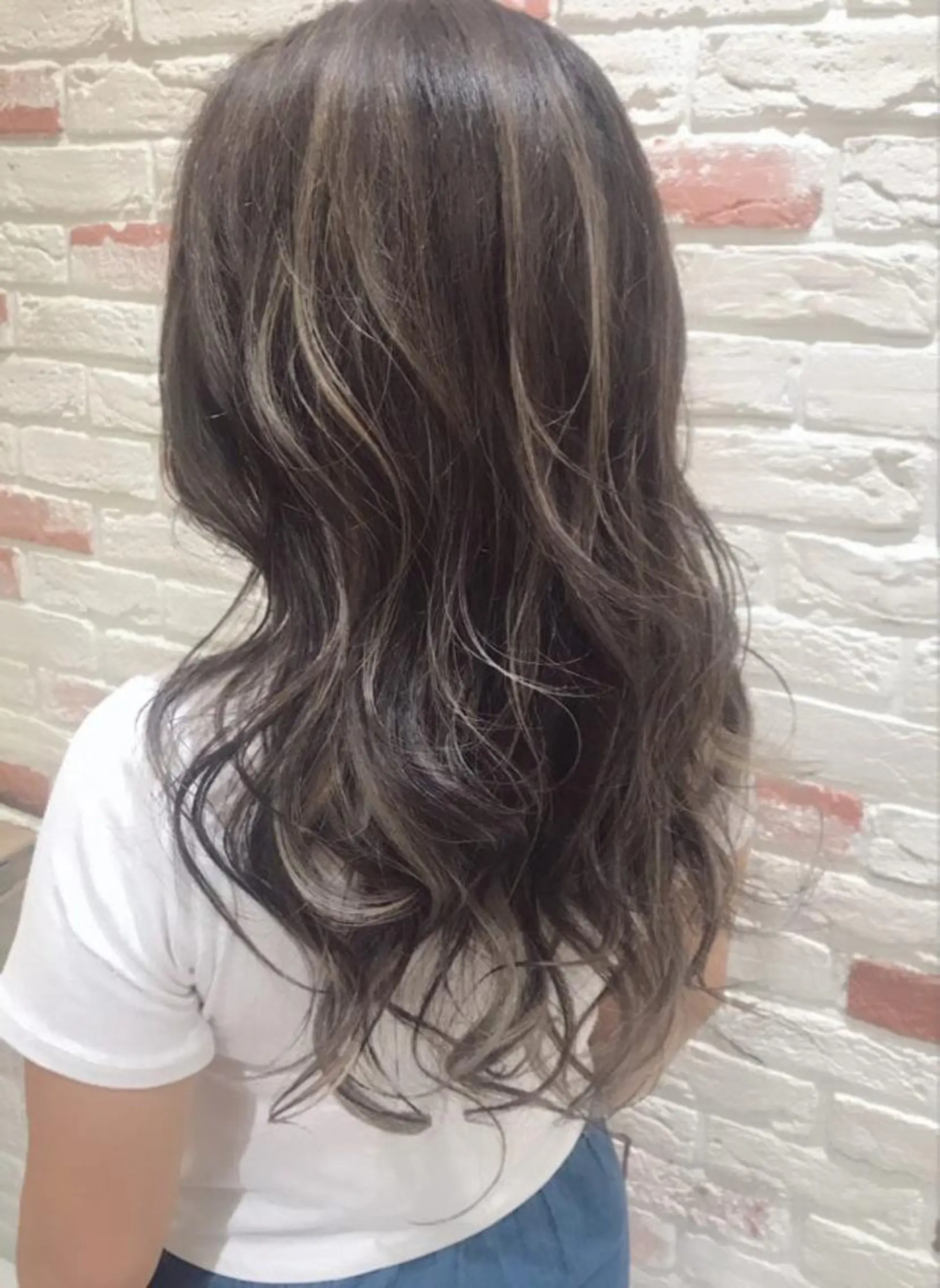 セミロング カラー ヘアカラー チダアキフミ Ash大森のヘアスタイル