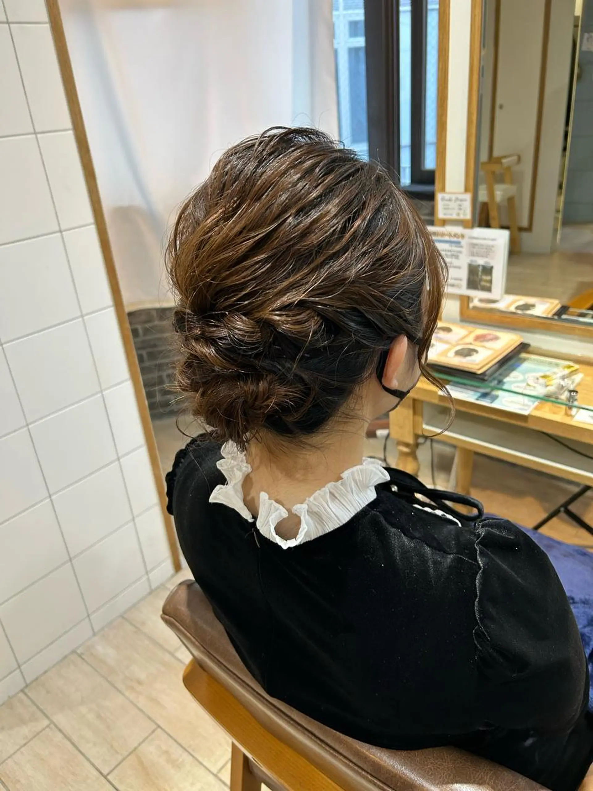 セミロング ヘアアレンジ Ami 🕊‎✨のヘアスタイル