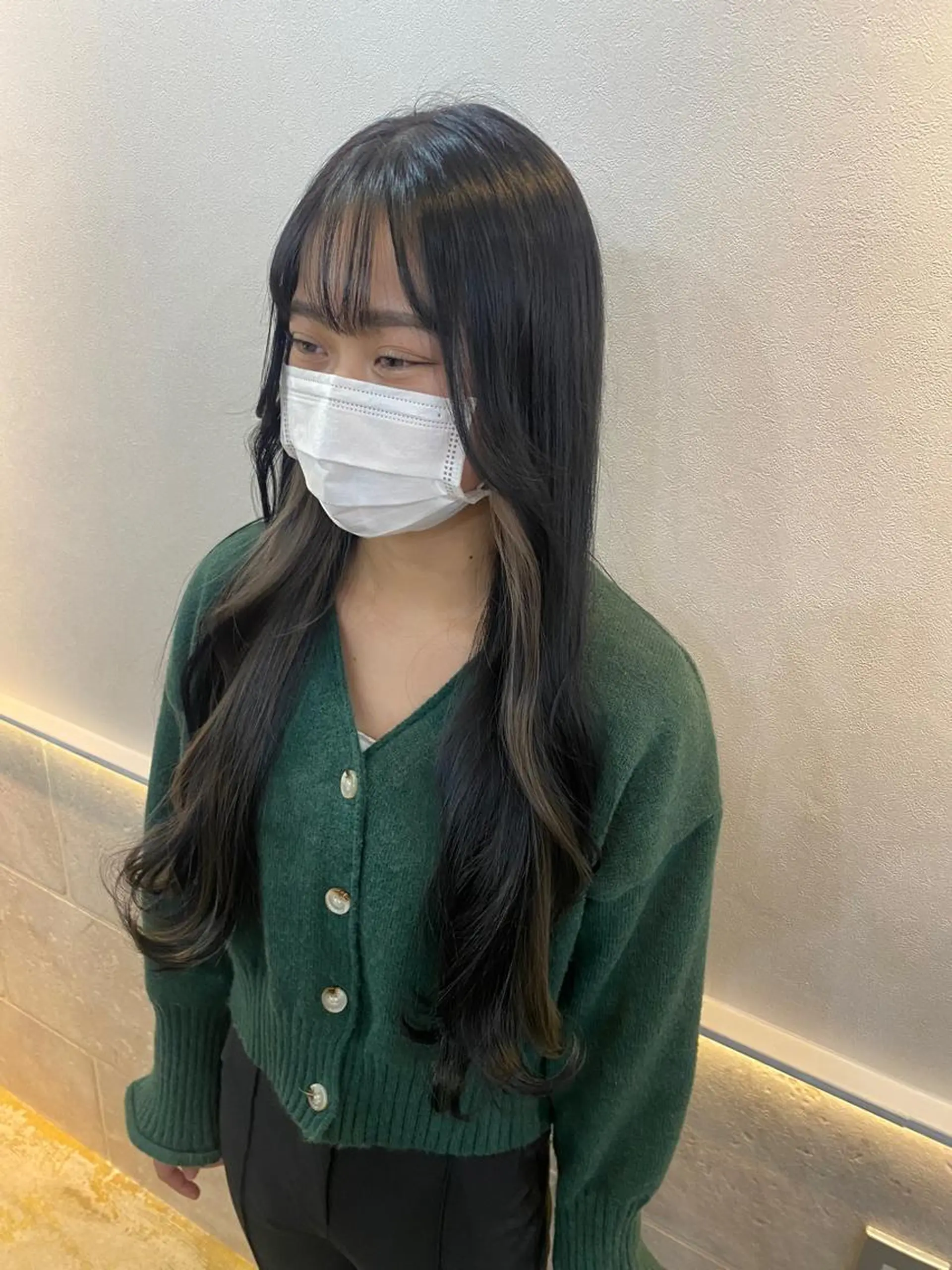 ロング カラー Rinka/梅田/ 透け感カラー🤎のヘアスタイル