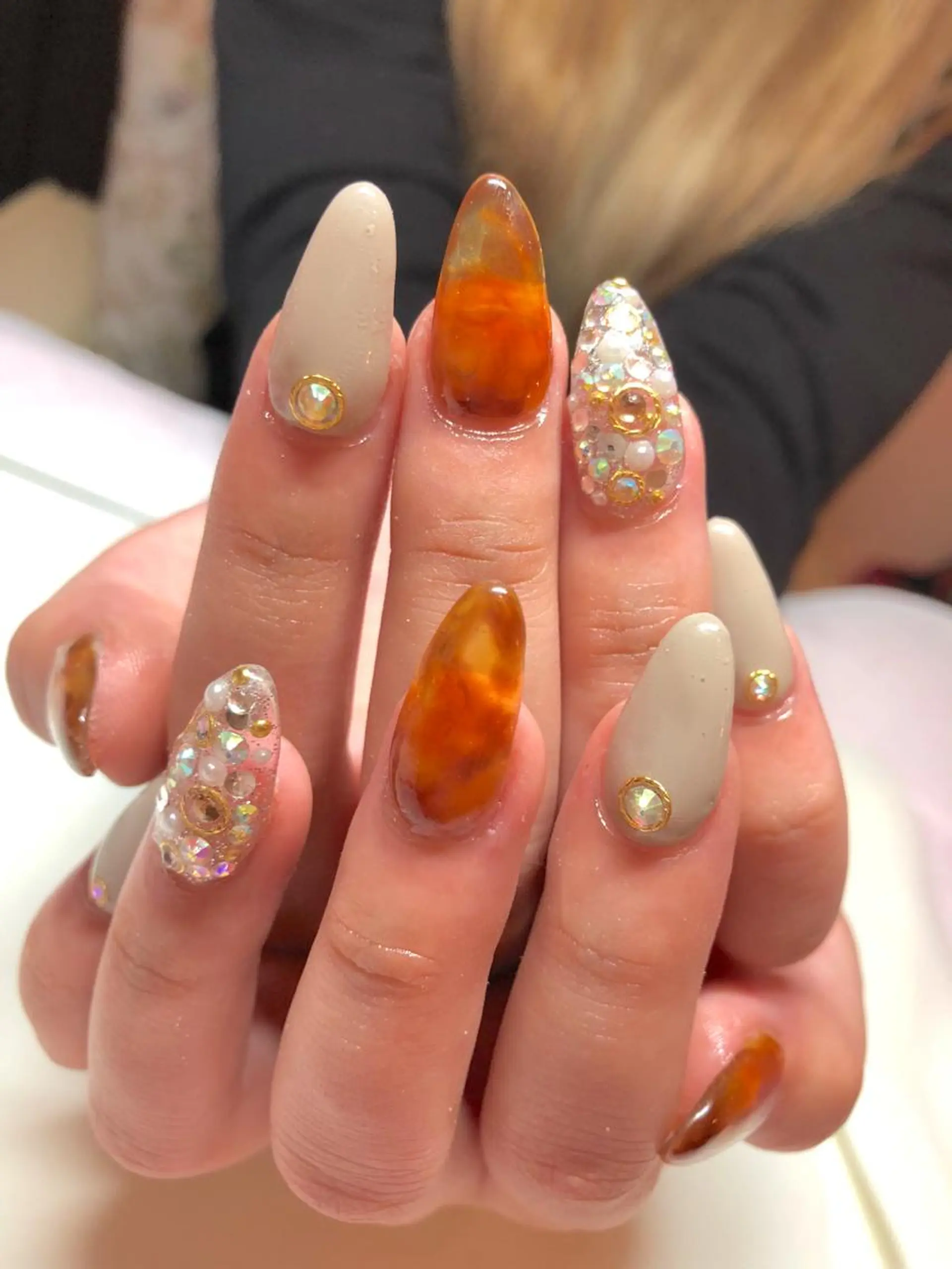 ネイル べっ甲ネイル ビューティサロン ☆Kirari☆のネイルデザイン