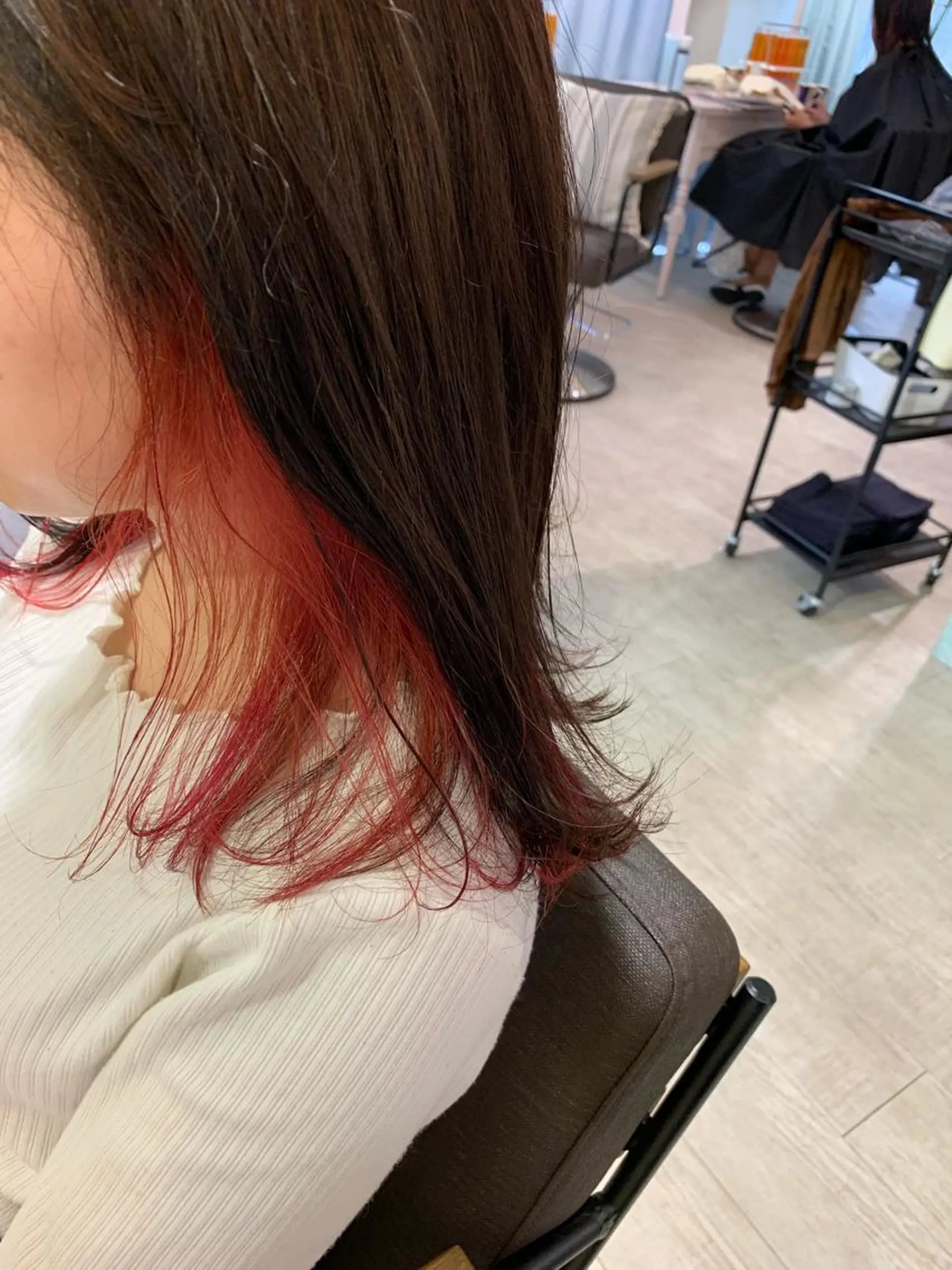 ミディアム カラー ヘアアレンジ メンズ レイヤー&カラー 人気美容師倉崎涼のヘアスタイル