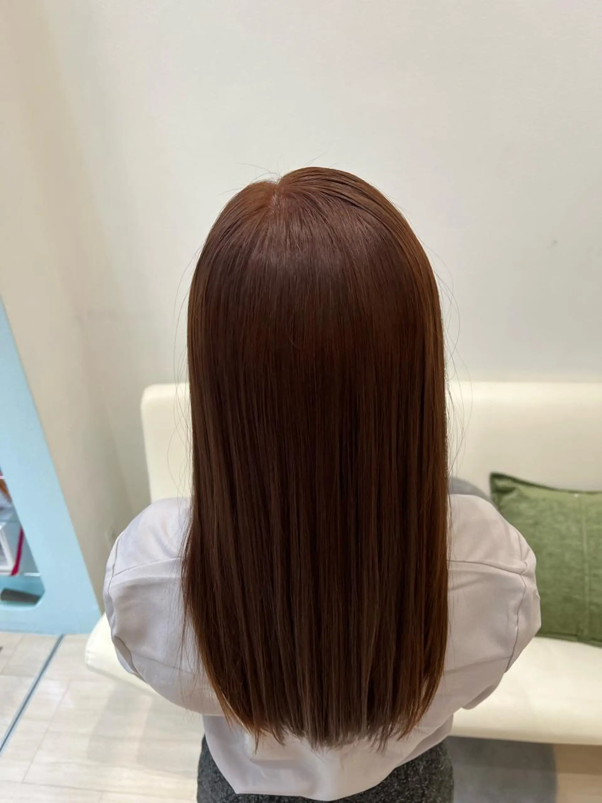 ミディアム カラー パーマ 縮毛矯正 堀井 凌平のヘアスタイル