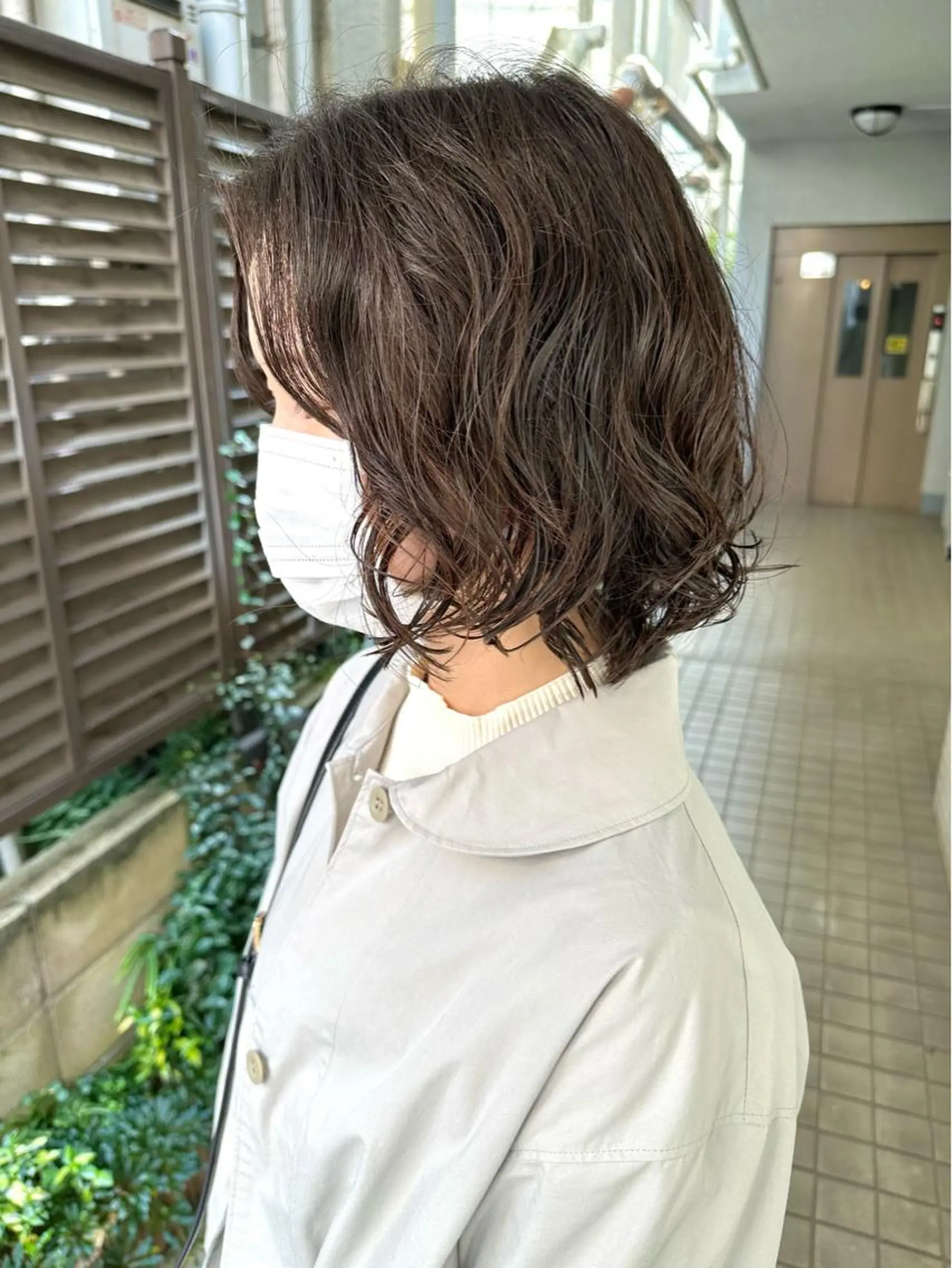 ショート パーマ 銀座No.1髪質改善 縮毛矯正/本木のヘアスタイル