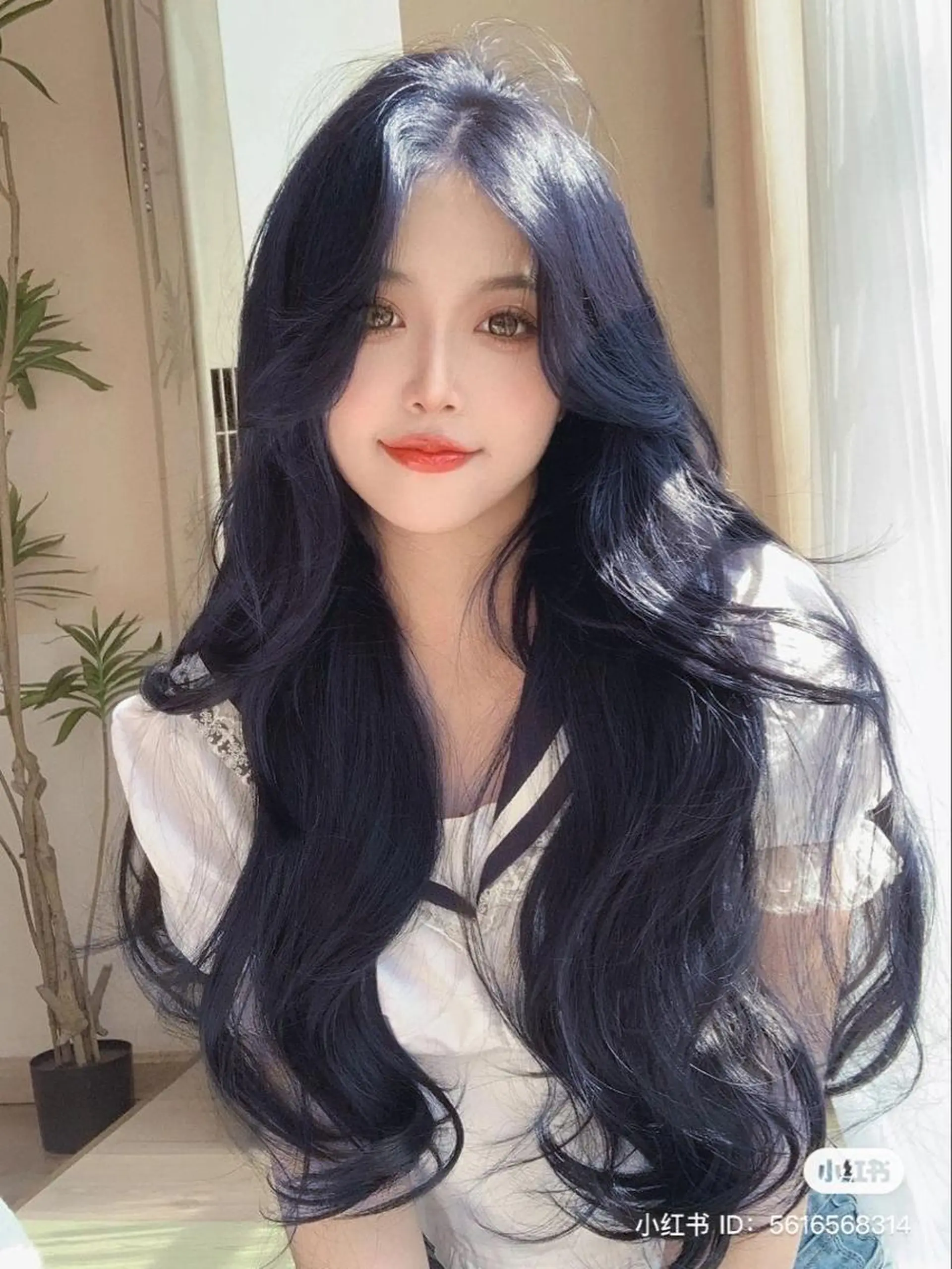 ロング カラー 🤍ྀི透ける寒色 Cocoa🤍ྀིのヘアスタイル