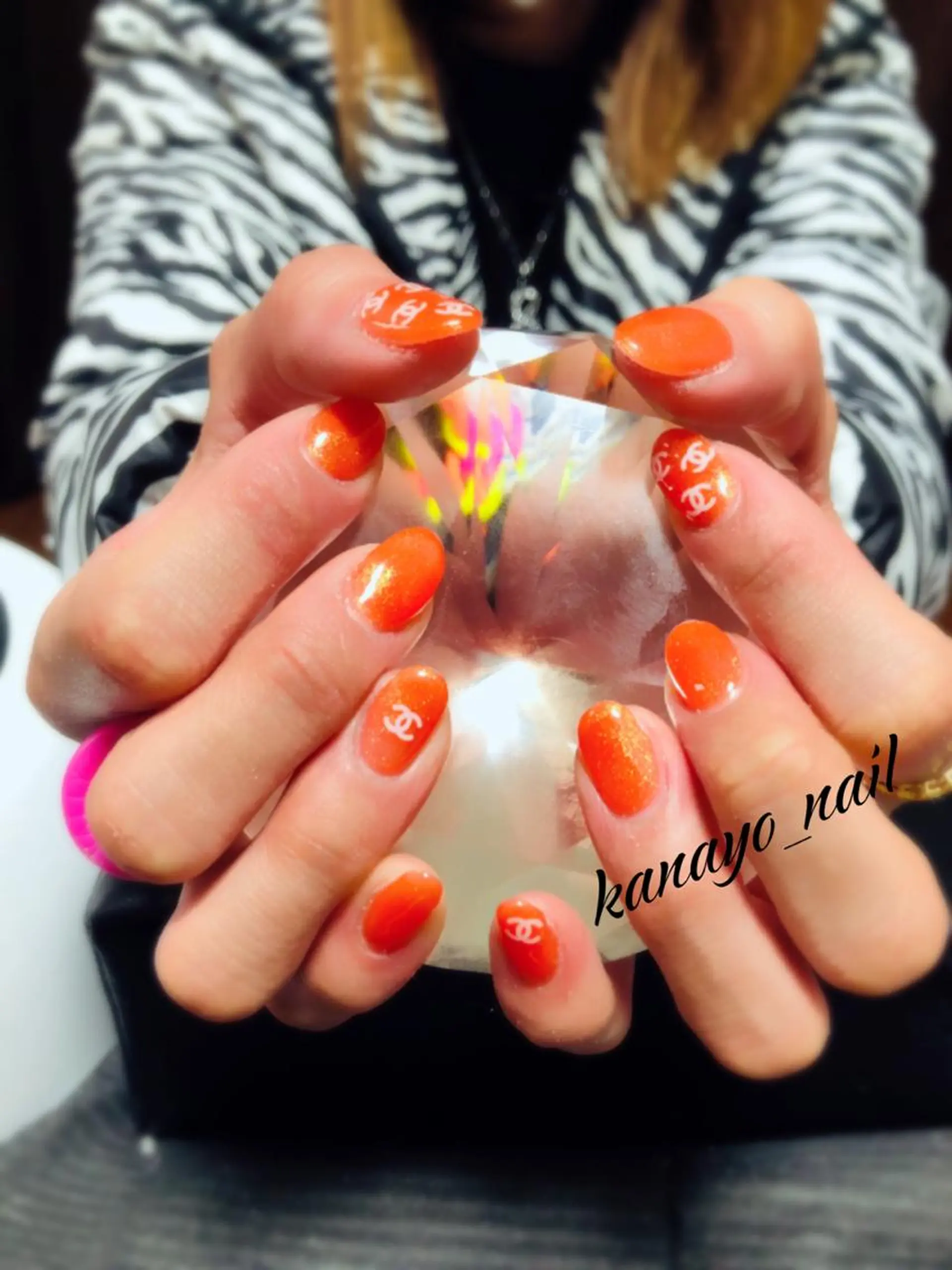 ネイル 持ち込み ハンドネイル 居田 袈奈代のネイルデザイン