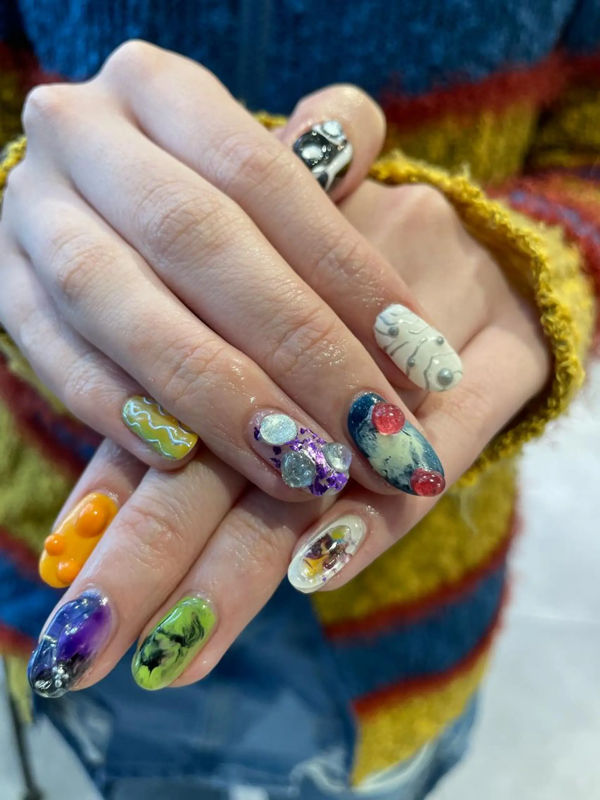 ネイル アートネイル ハンドネイル hair&nail ☯️アイリ☯️のネイルデザイン