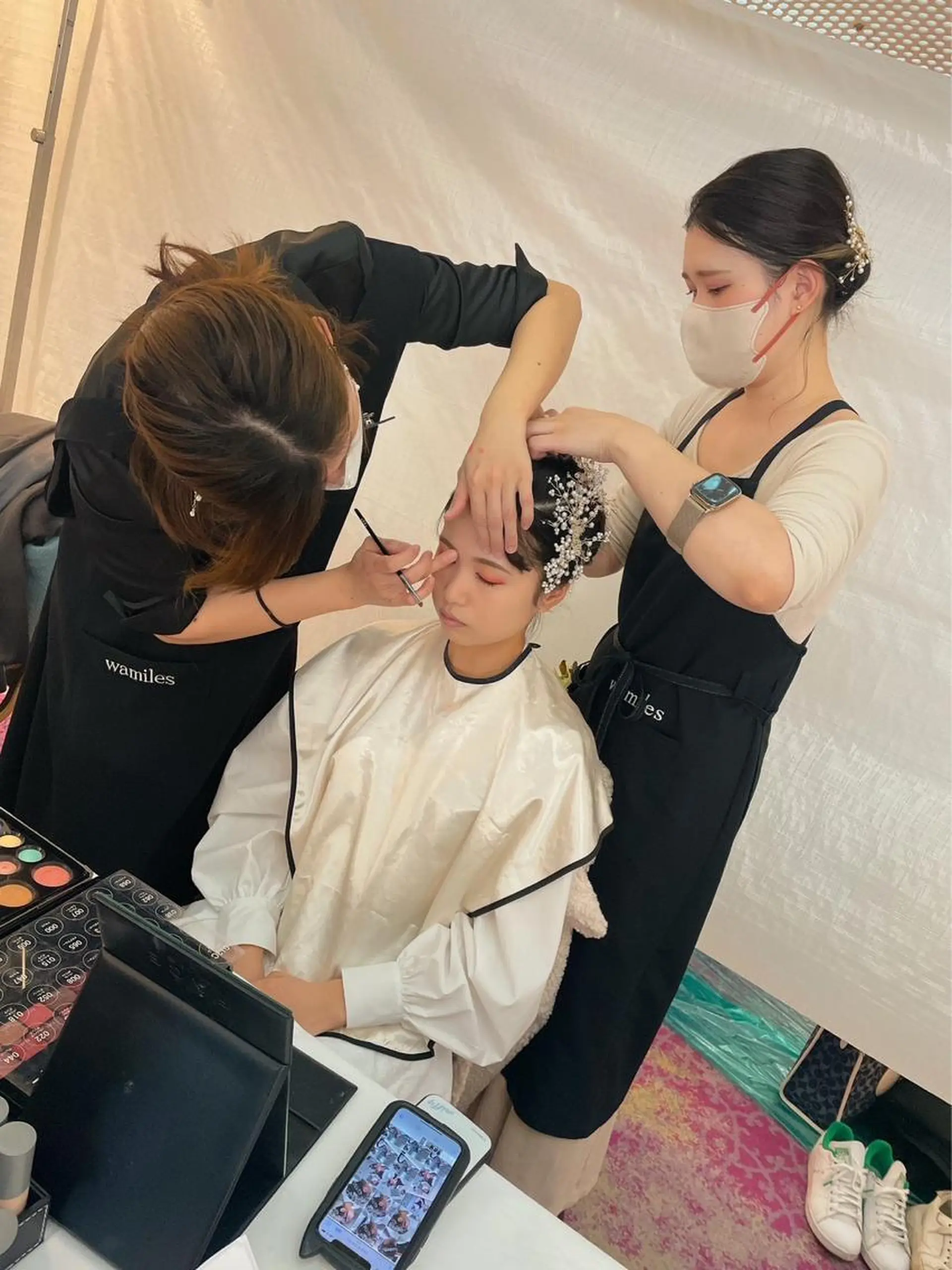 ヘアアレンジ キッズ 成人式 着物ヘア その他 ヤスダ ユウコのエステ・リラクイメージ