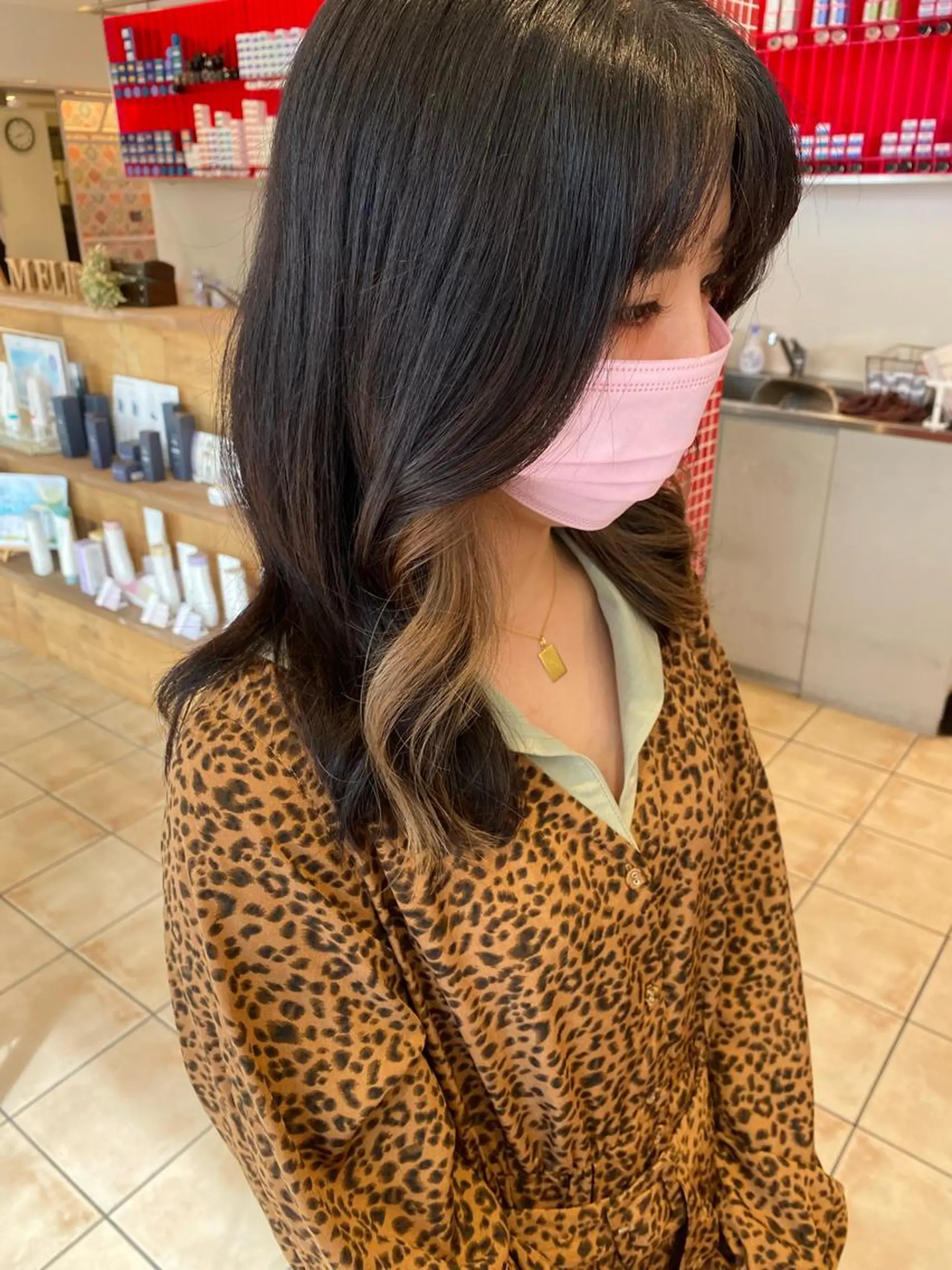 ミディアム カラー ブリーチ ブロンド ヘアカラー さこだ　しょうた 【副店長】のヘアスタイル