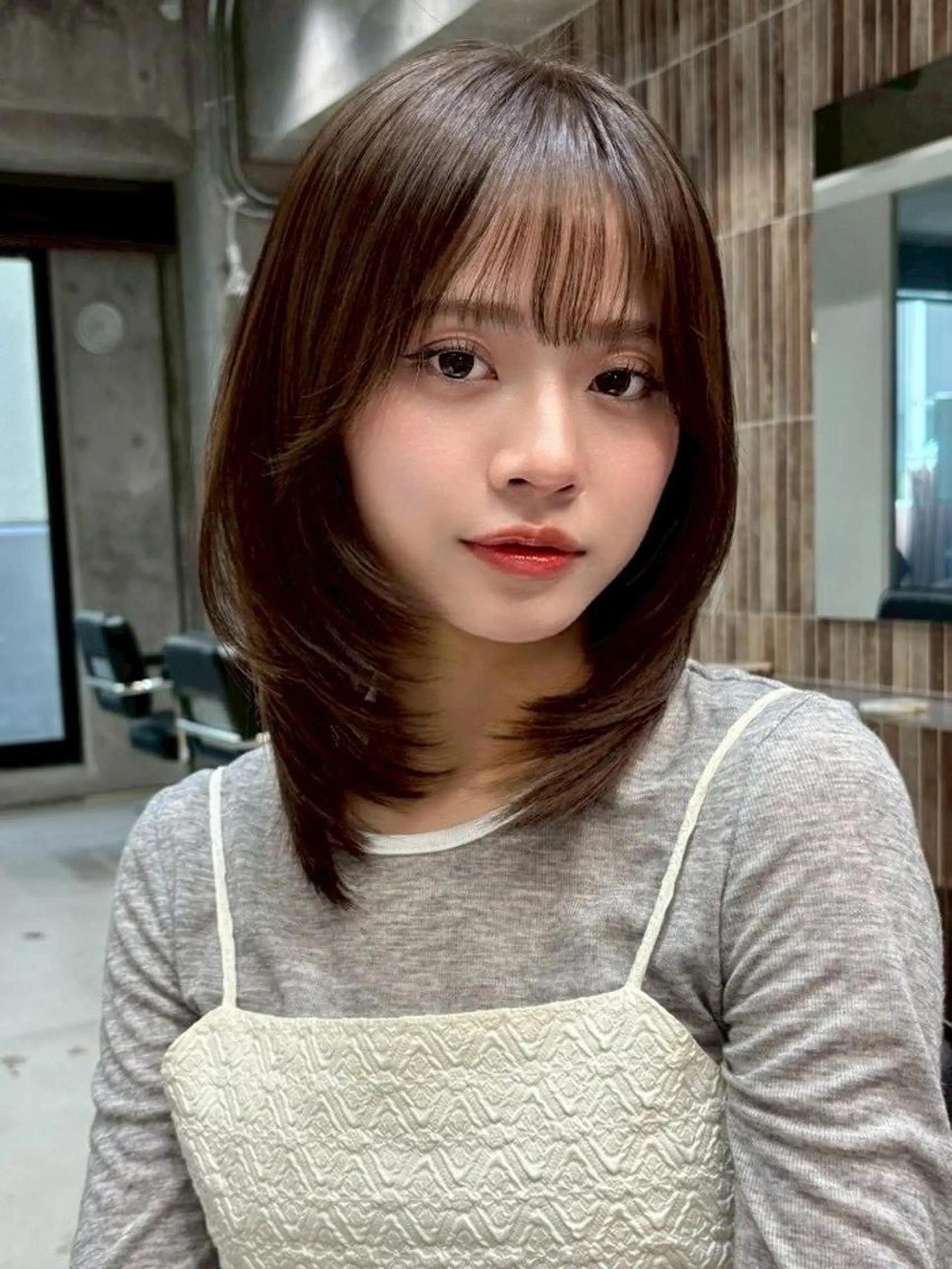 ミディアム ヘアカラー トリートメント ヘアセット Farbe🤍 女性限定のヘアスタイル