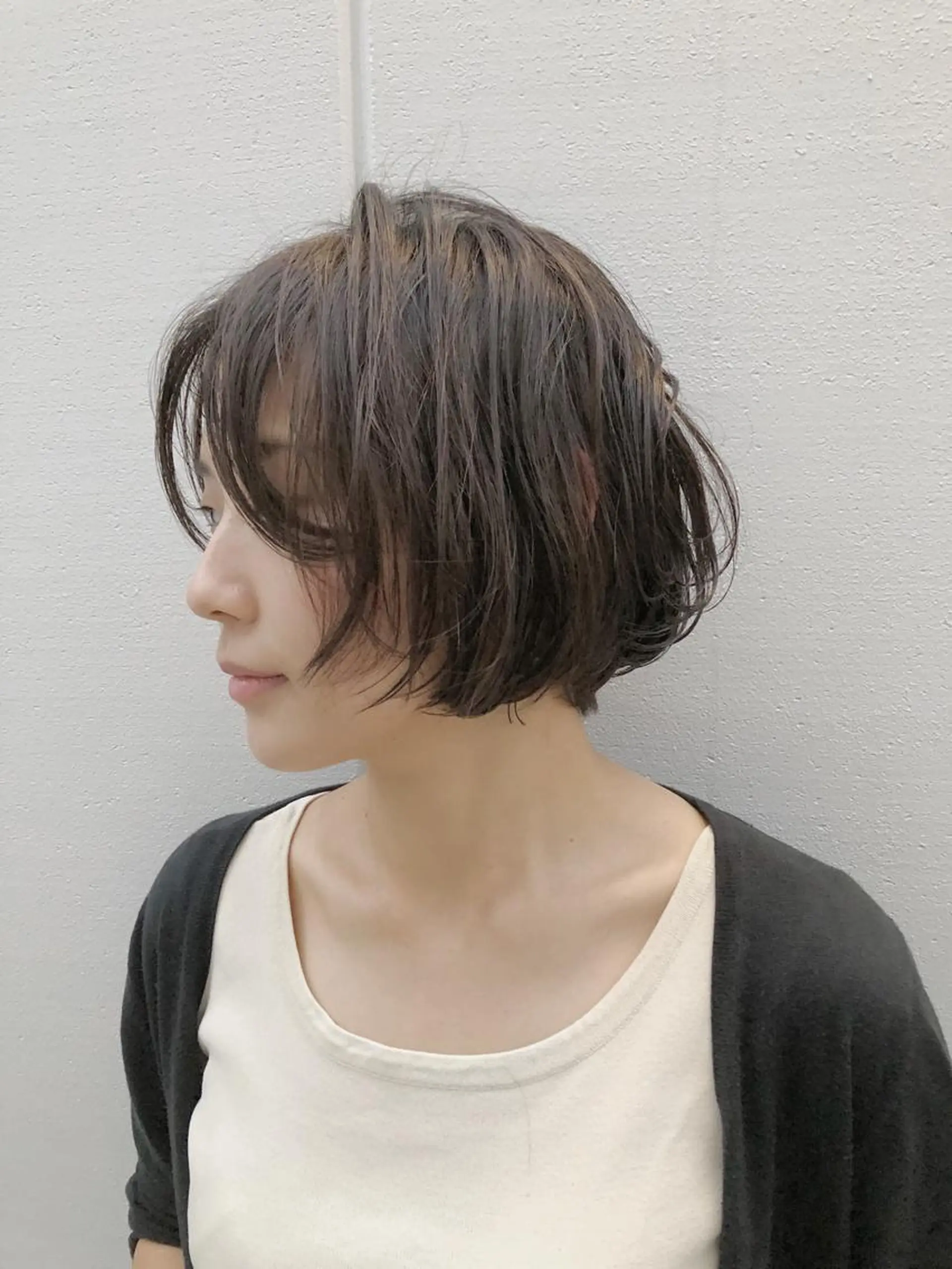 ショート パーマ ノグチ ユウキ/ボブのヘアスタイル