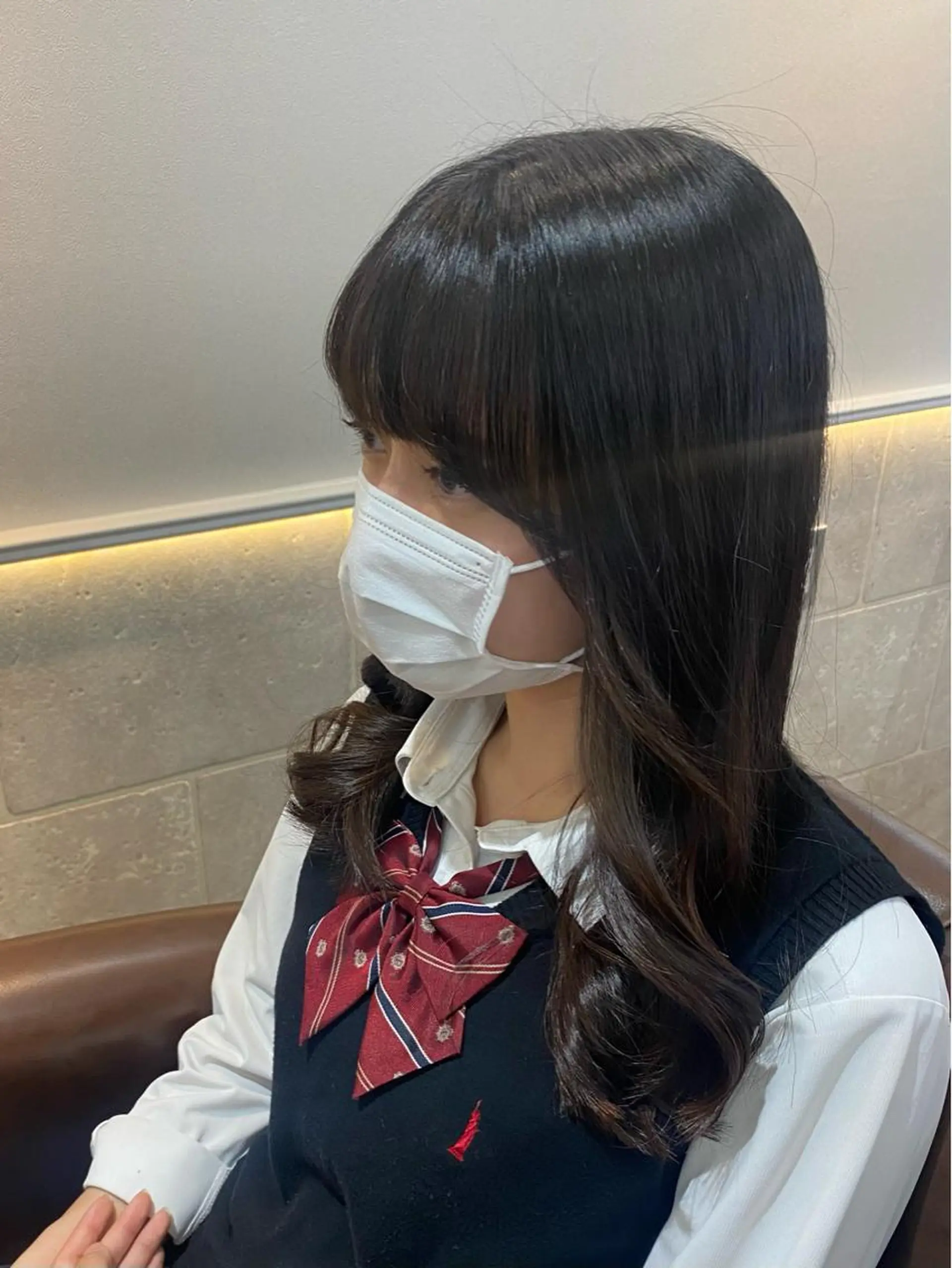 ミディアム カット トリートメント Rinka/梅田/ 透け感カラー🤎のヘアスタイル